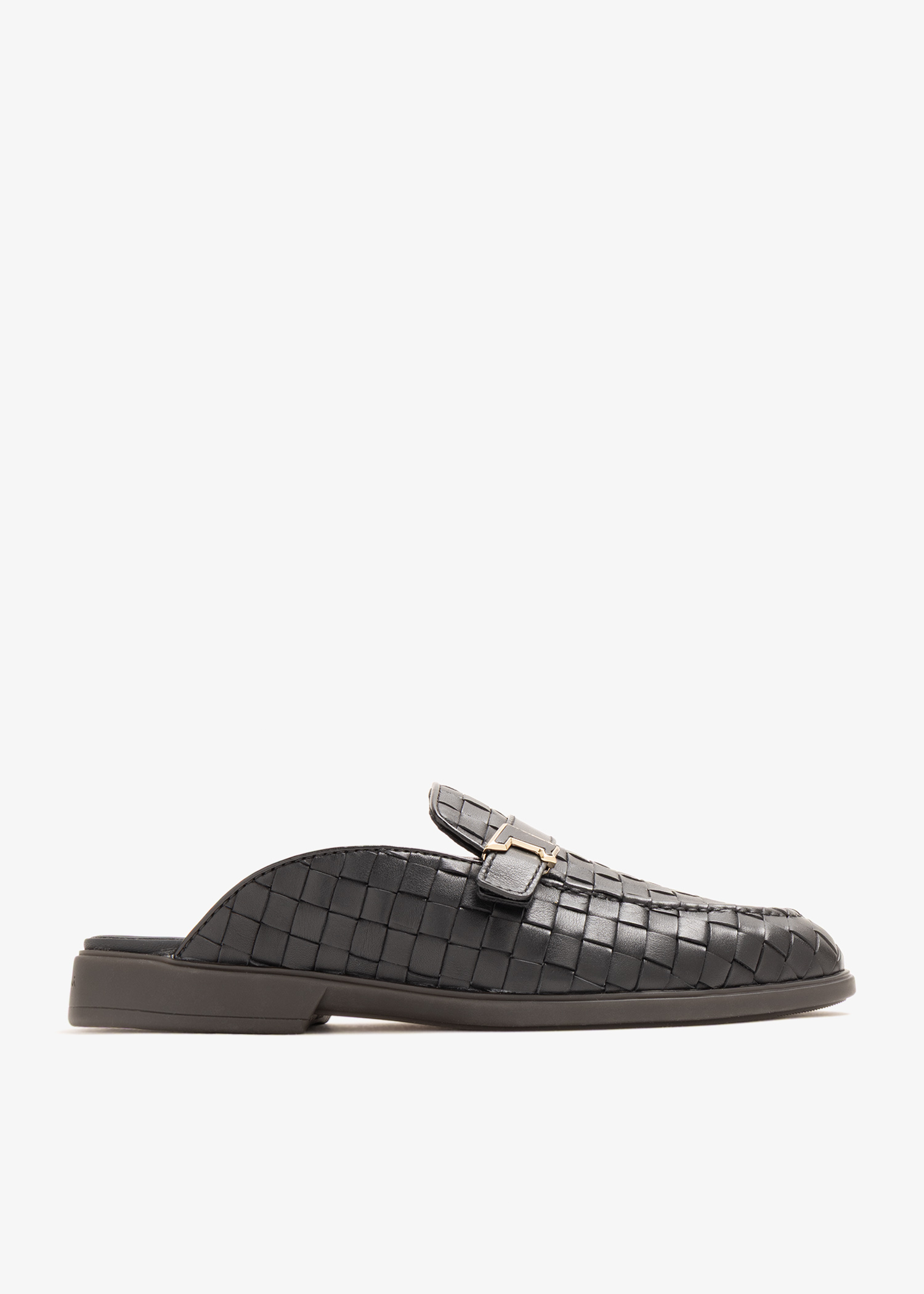 

Leather mules, Black