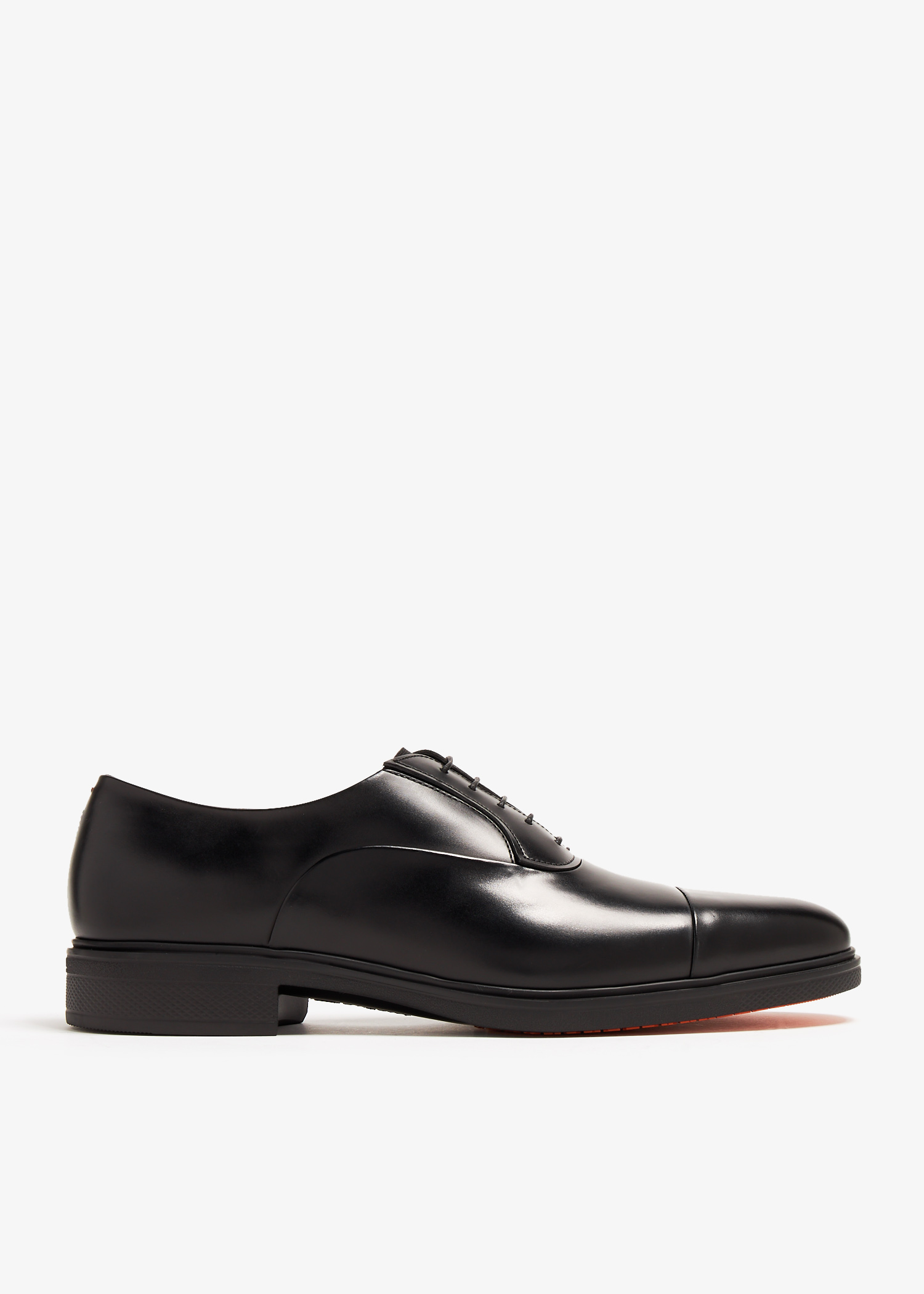 

Leather Easy-On Oxford shoes, Black