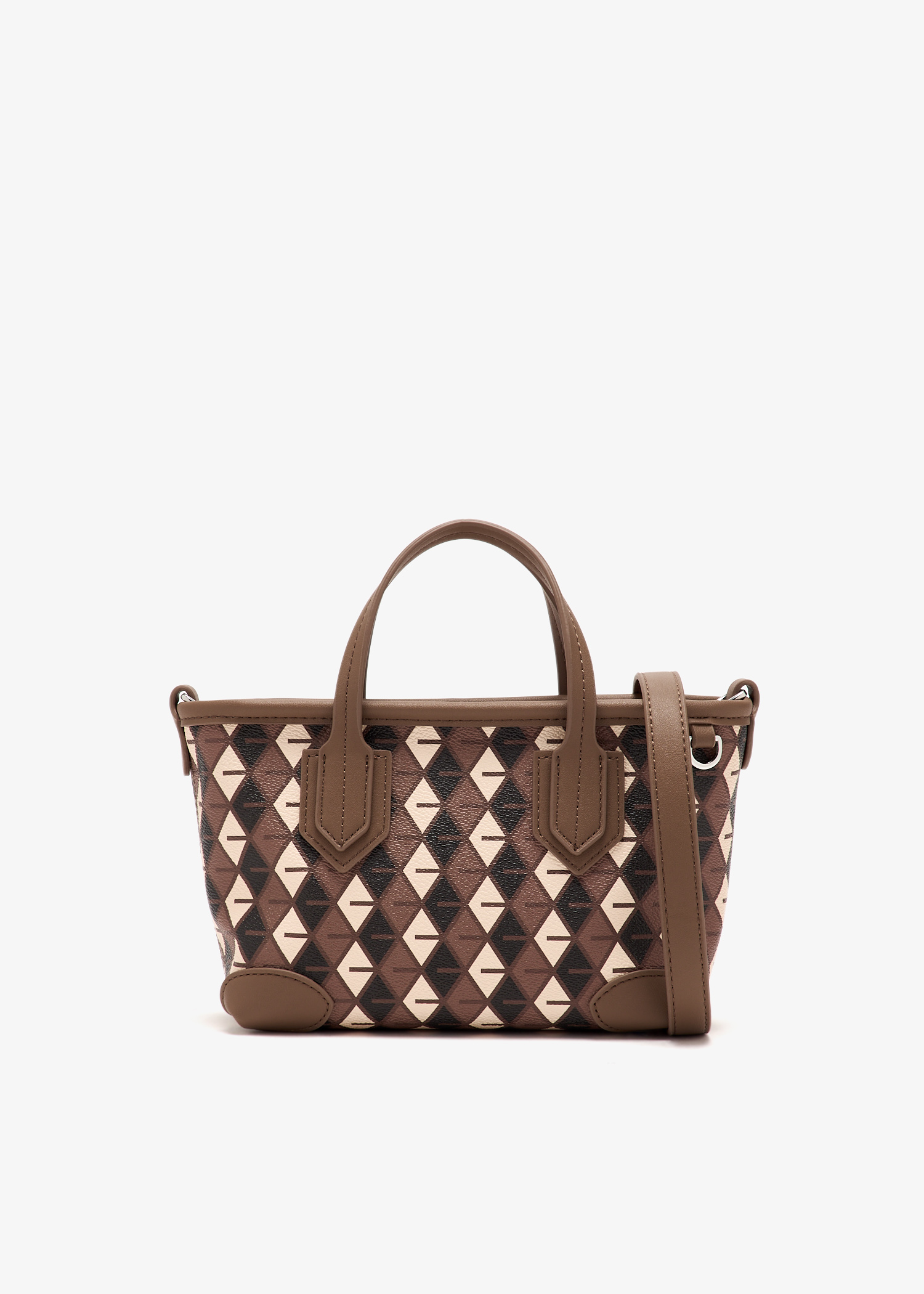 

Mini tote bag, Brown