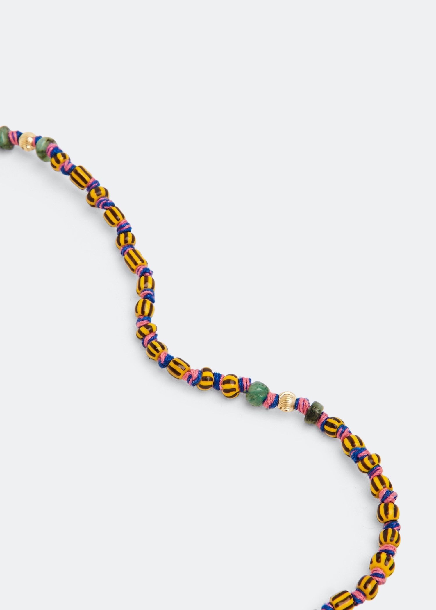

Mauli Ghana beads necklace, Multi-coloured