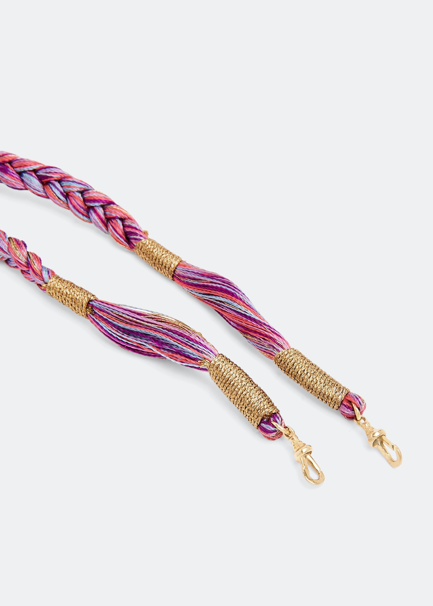 

Rathi Corde purple necklace, Gold