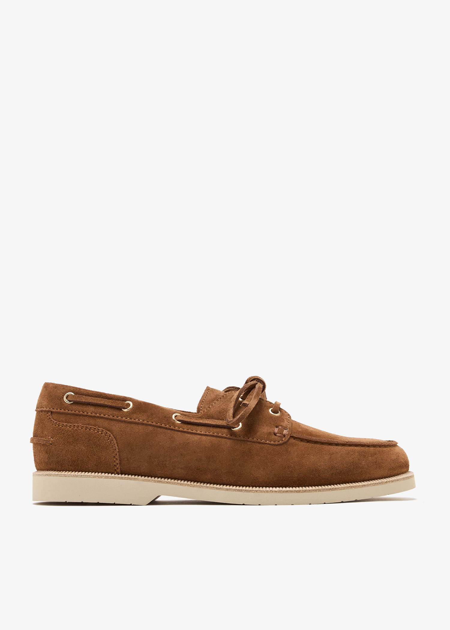 

Suede boat shoes, Brown