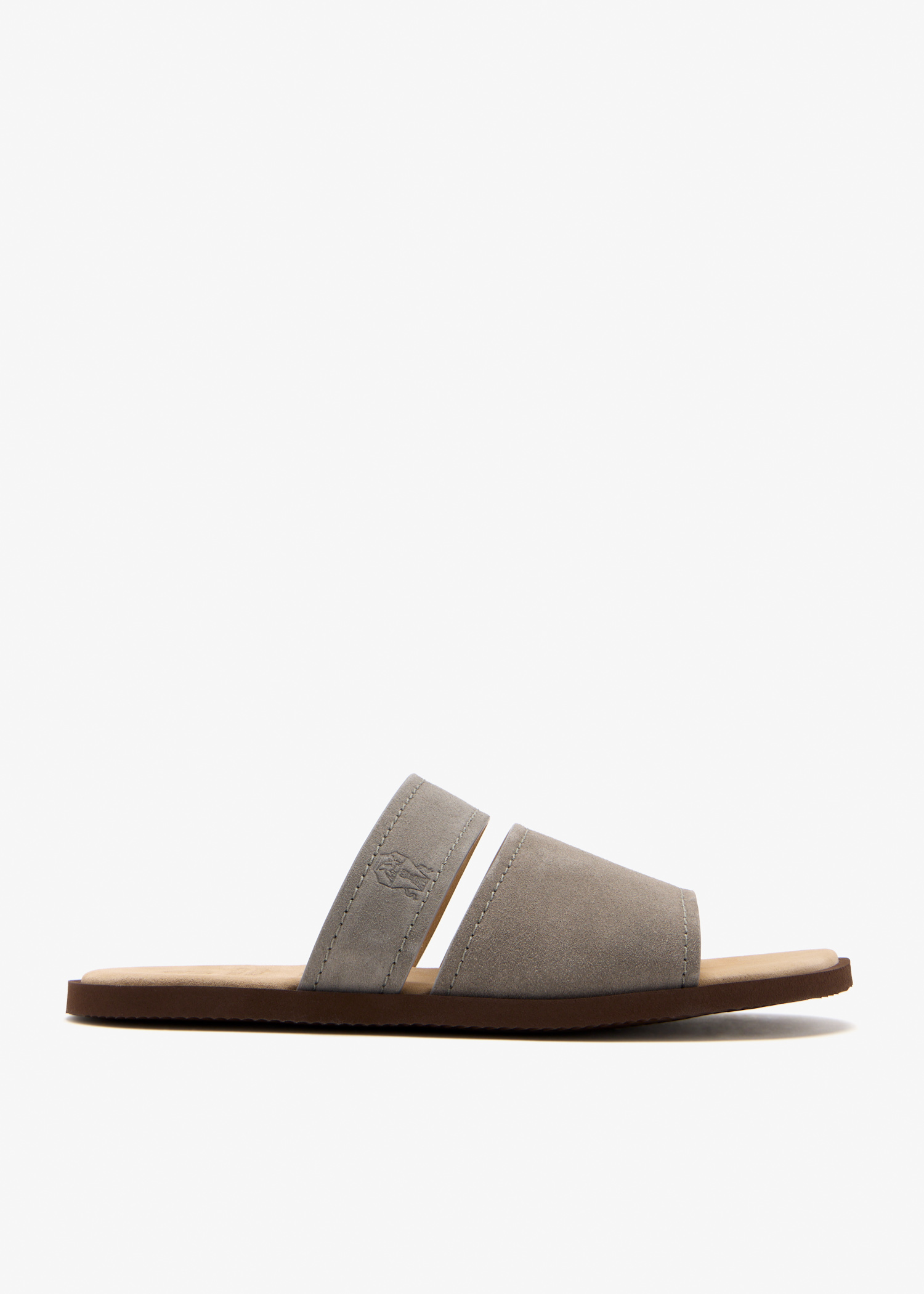 

Suede sandals, Grey