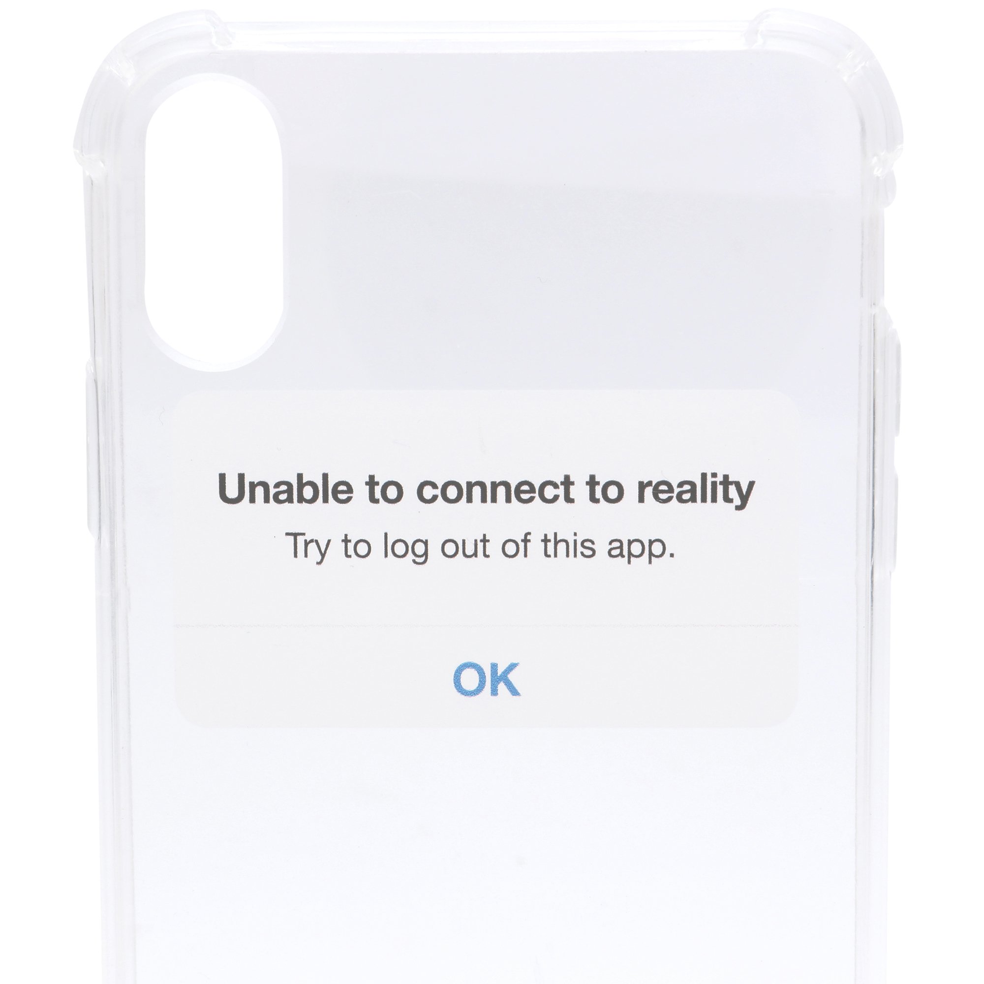 

Reality Check phone case, Neutral
