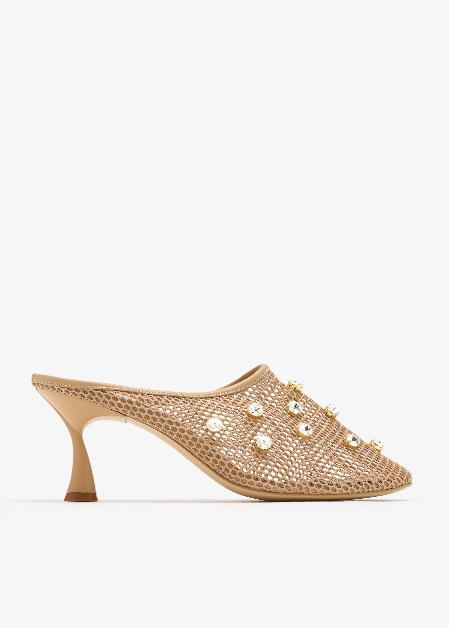 

Dunes Lumiere mules, Beige