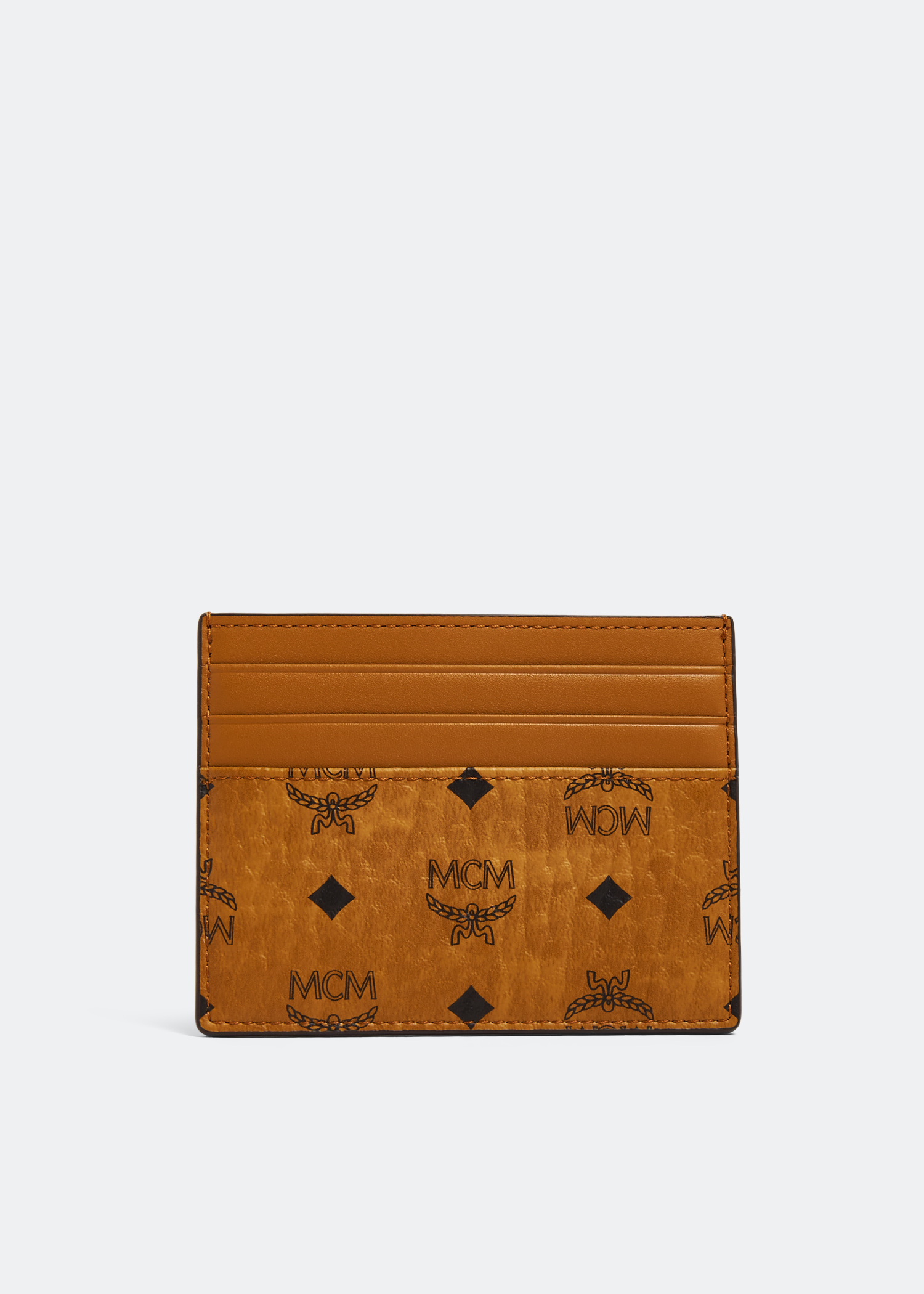 

Aren money clip card case, Brown