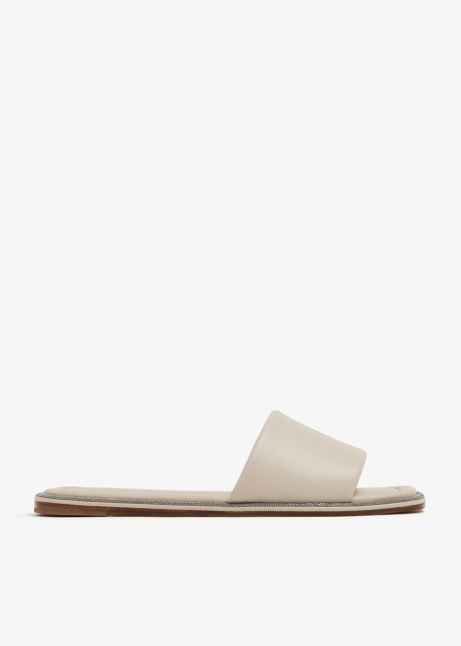 

Square toe sandals, Beige
