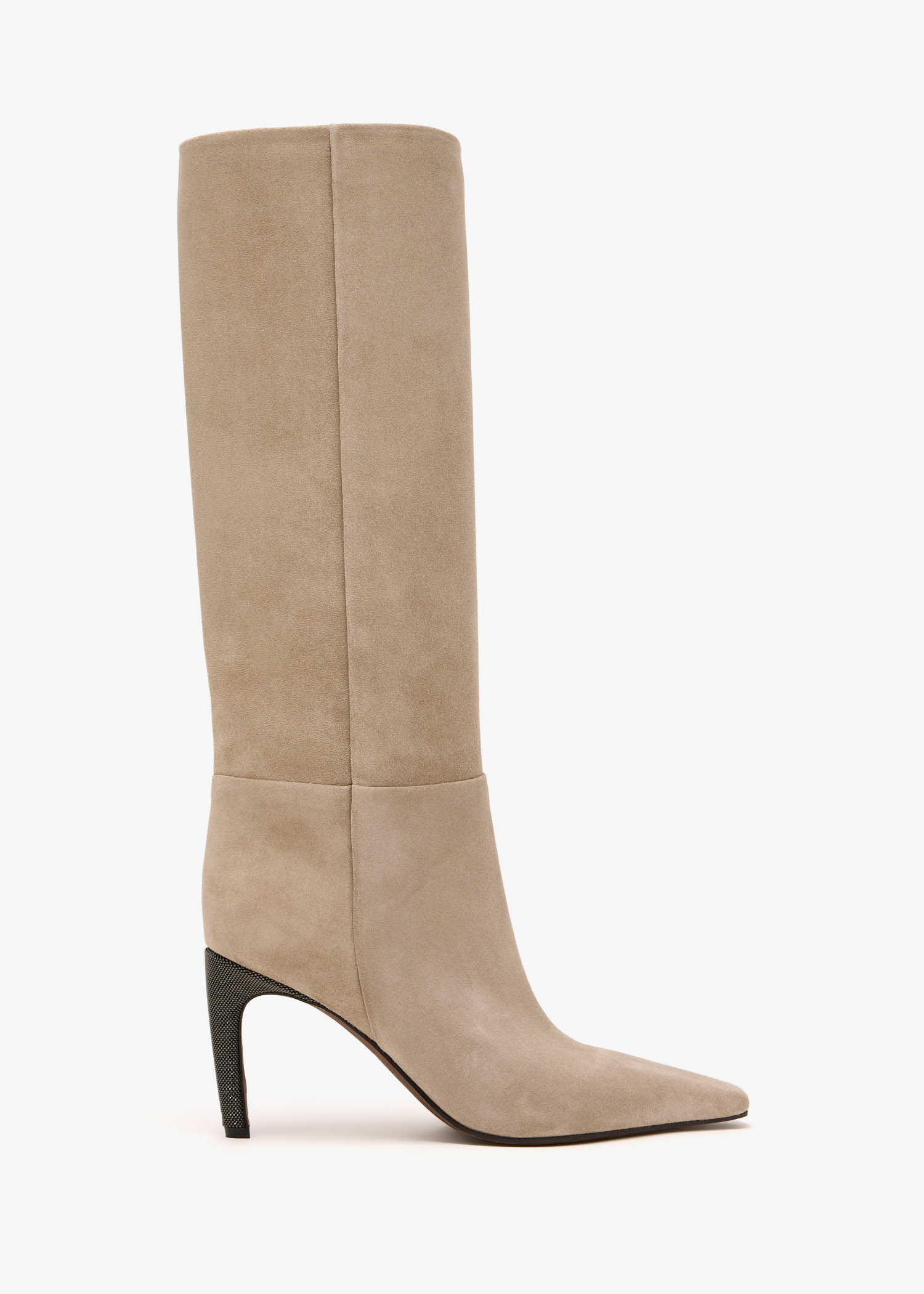 

Monili knee-high boots, Beige