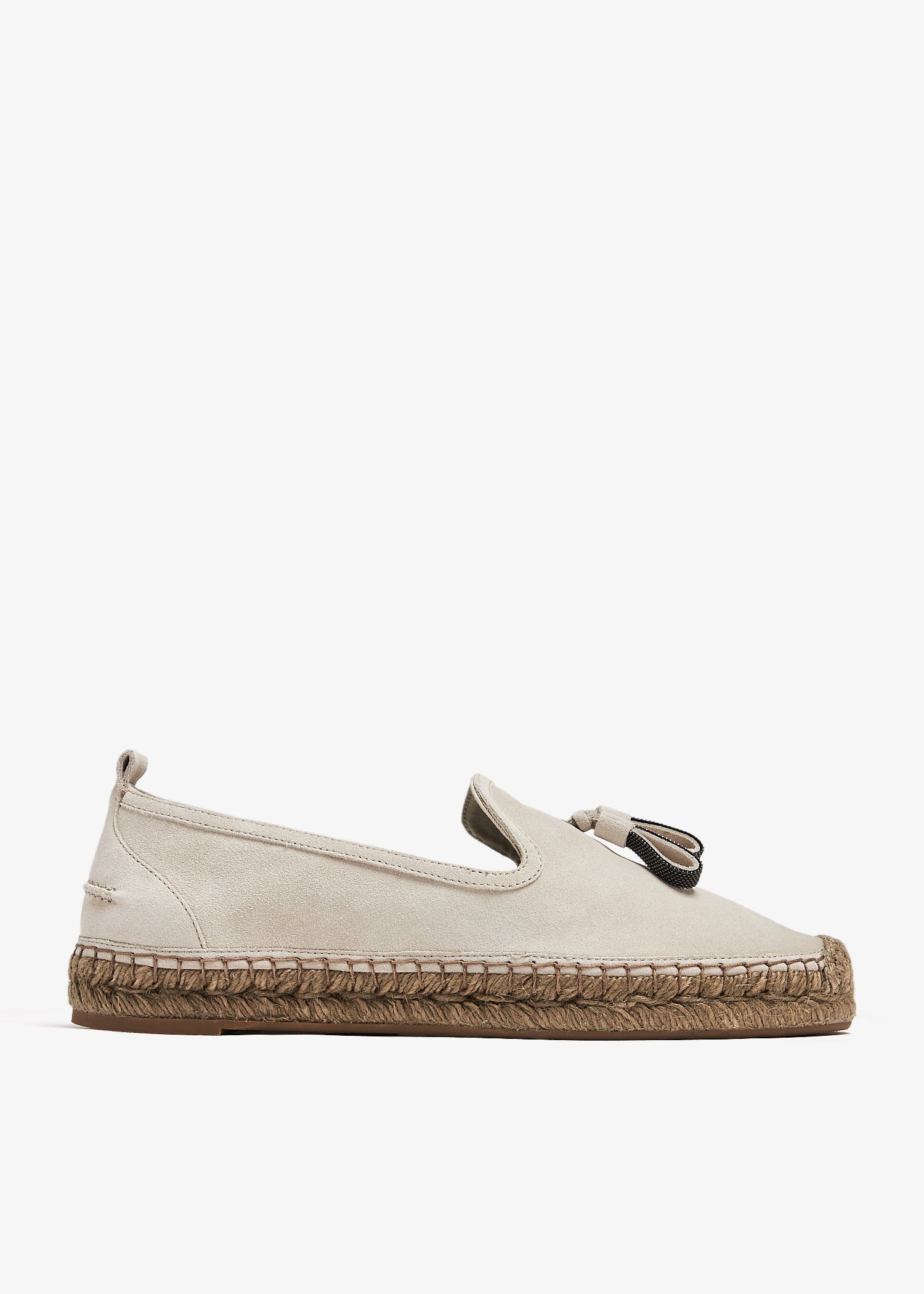 

Suede espadrilles, Beige