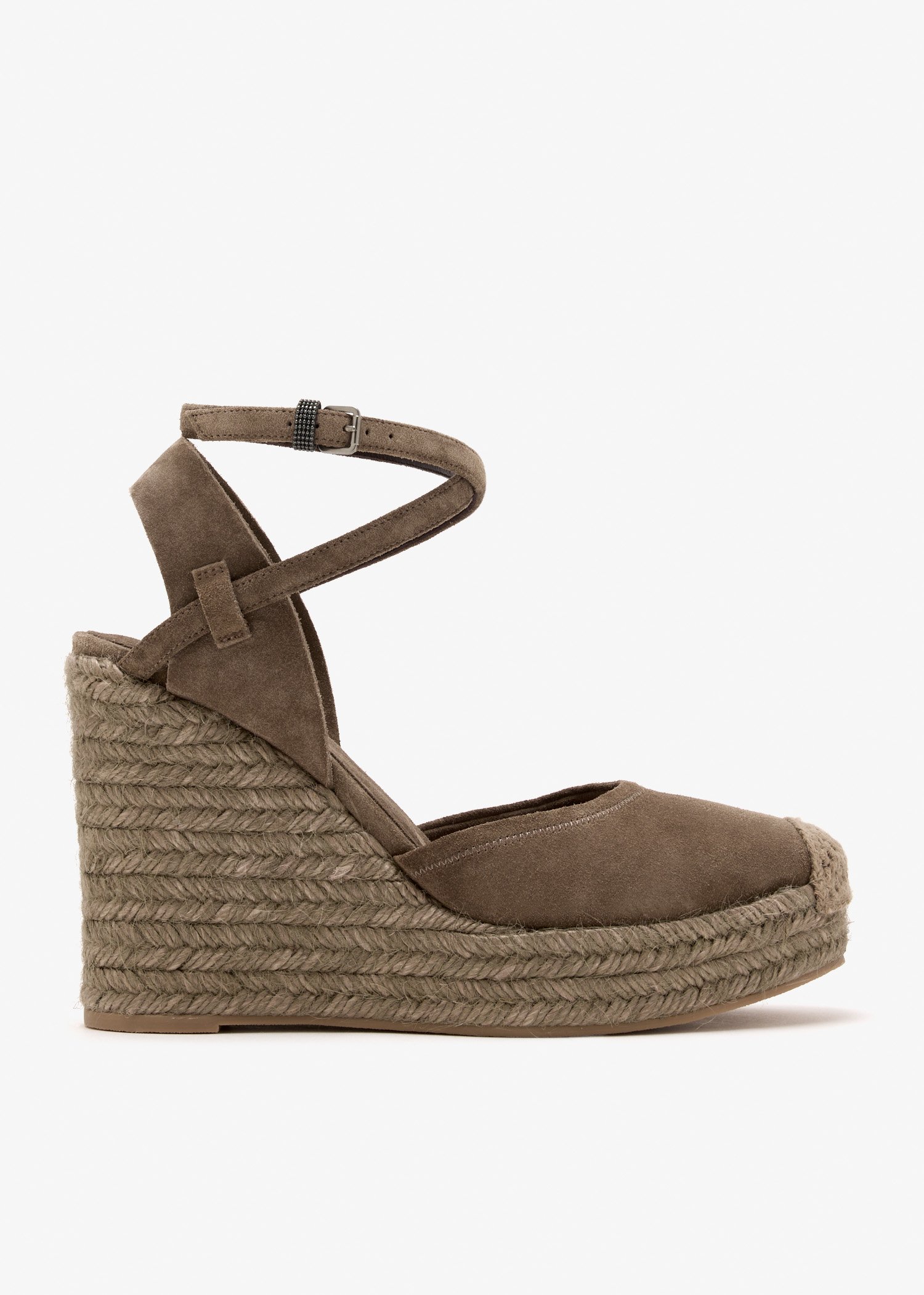 

Monili wedge espadrille sandals, Brown