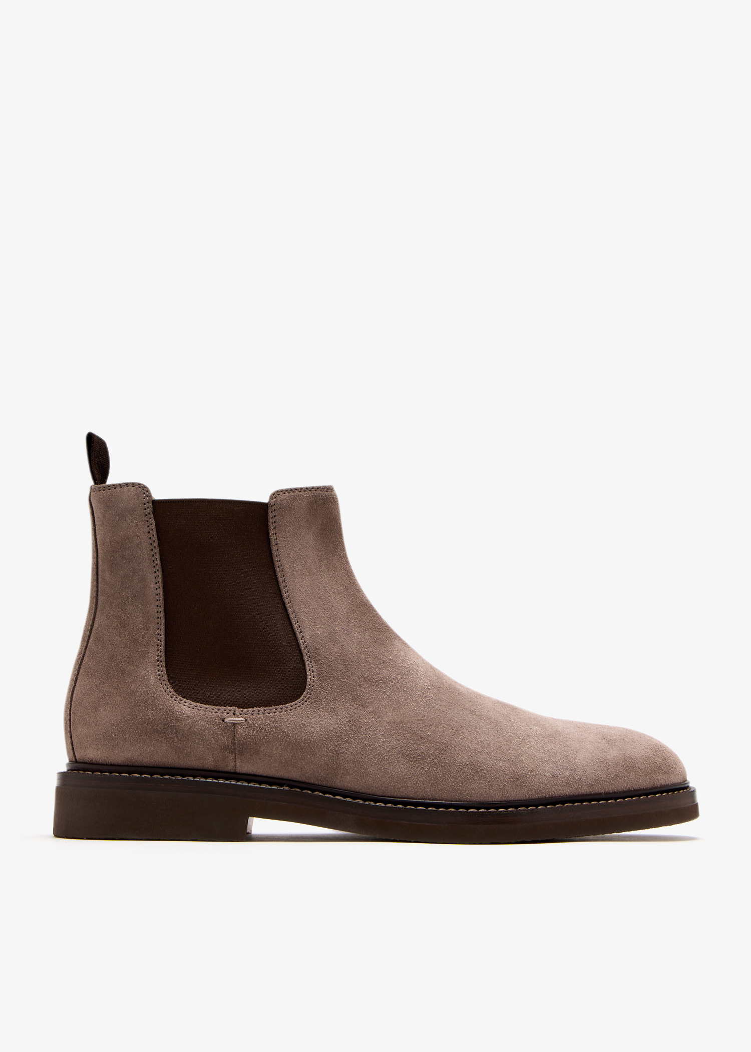

Suede Chelsea boots, Brown