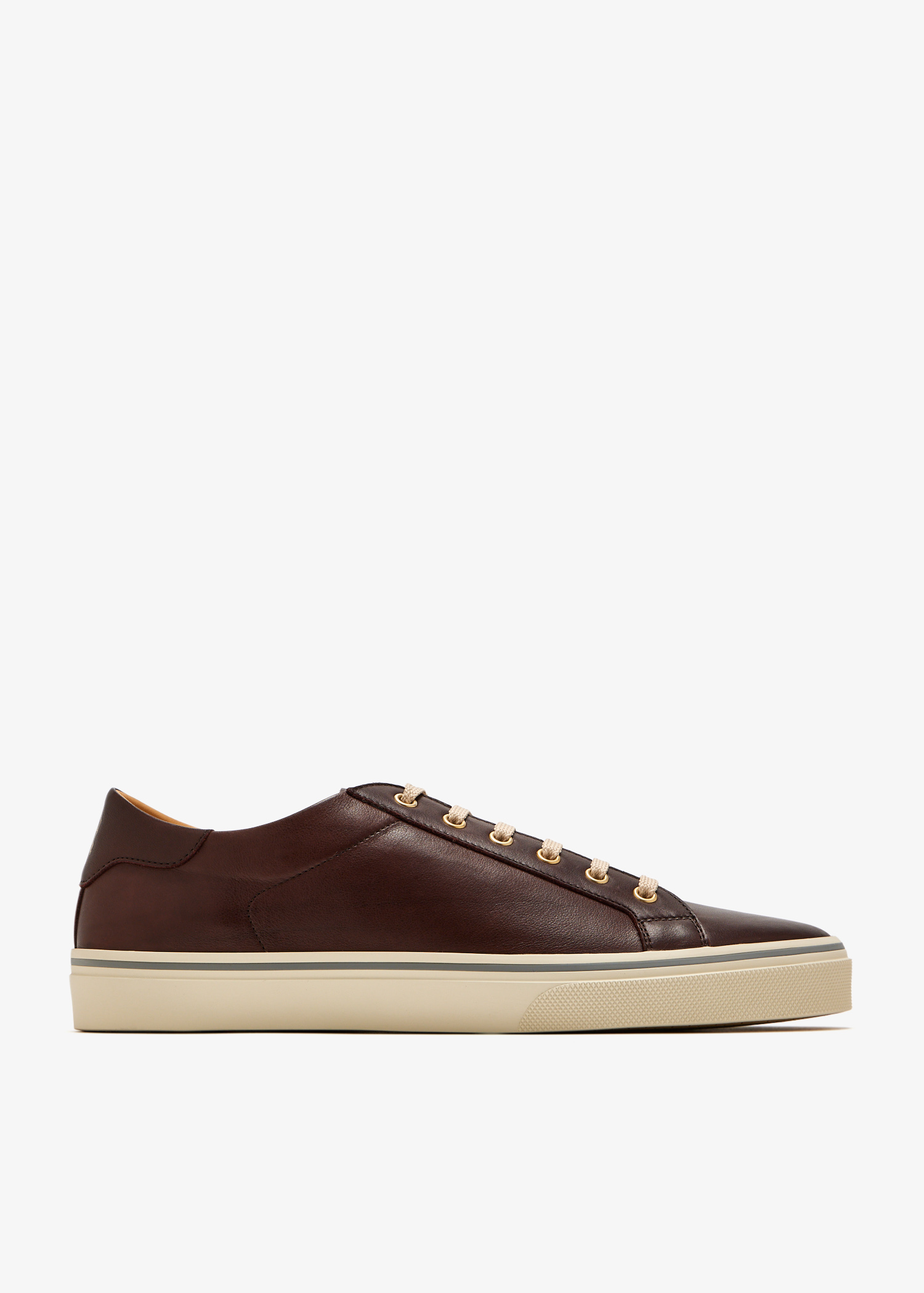 

Leather sneakers, Brown