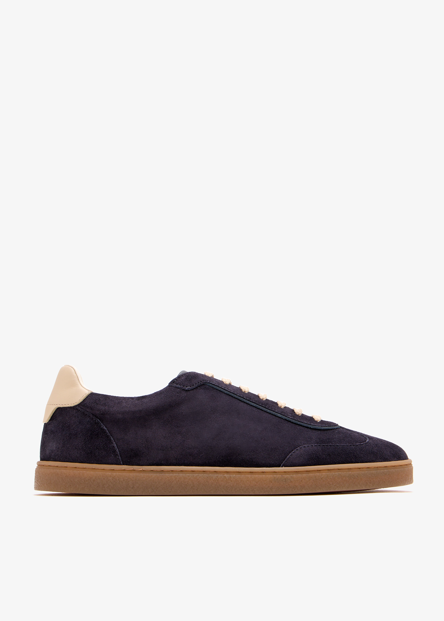 

Washed suede sneakers, Blue