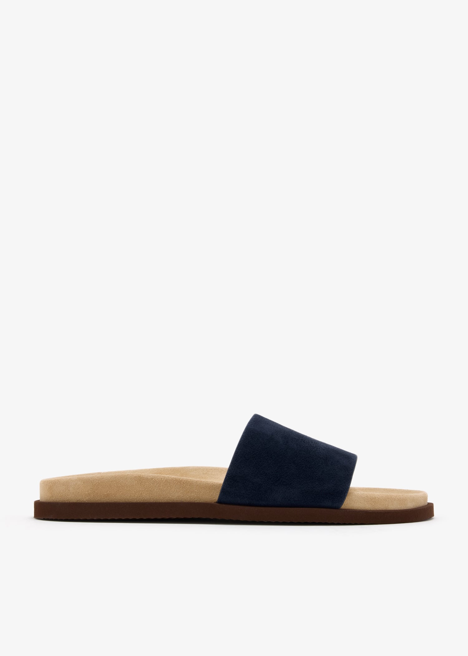 

Suede sandals, Navy