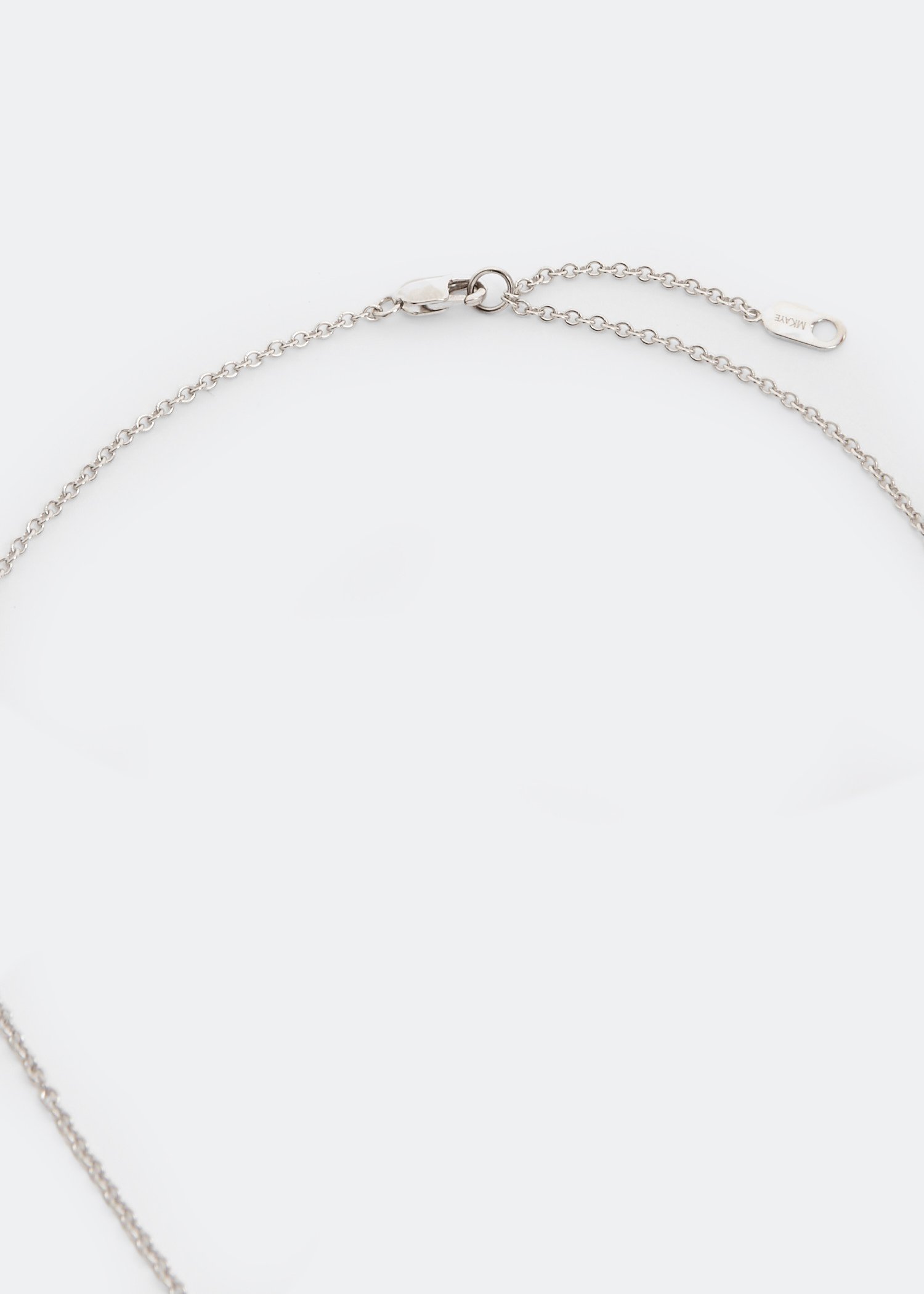 

Aria V mini necklace, Silver