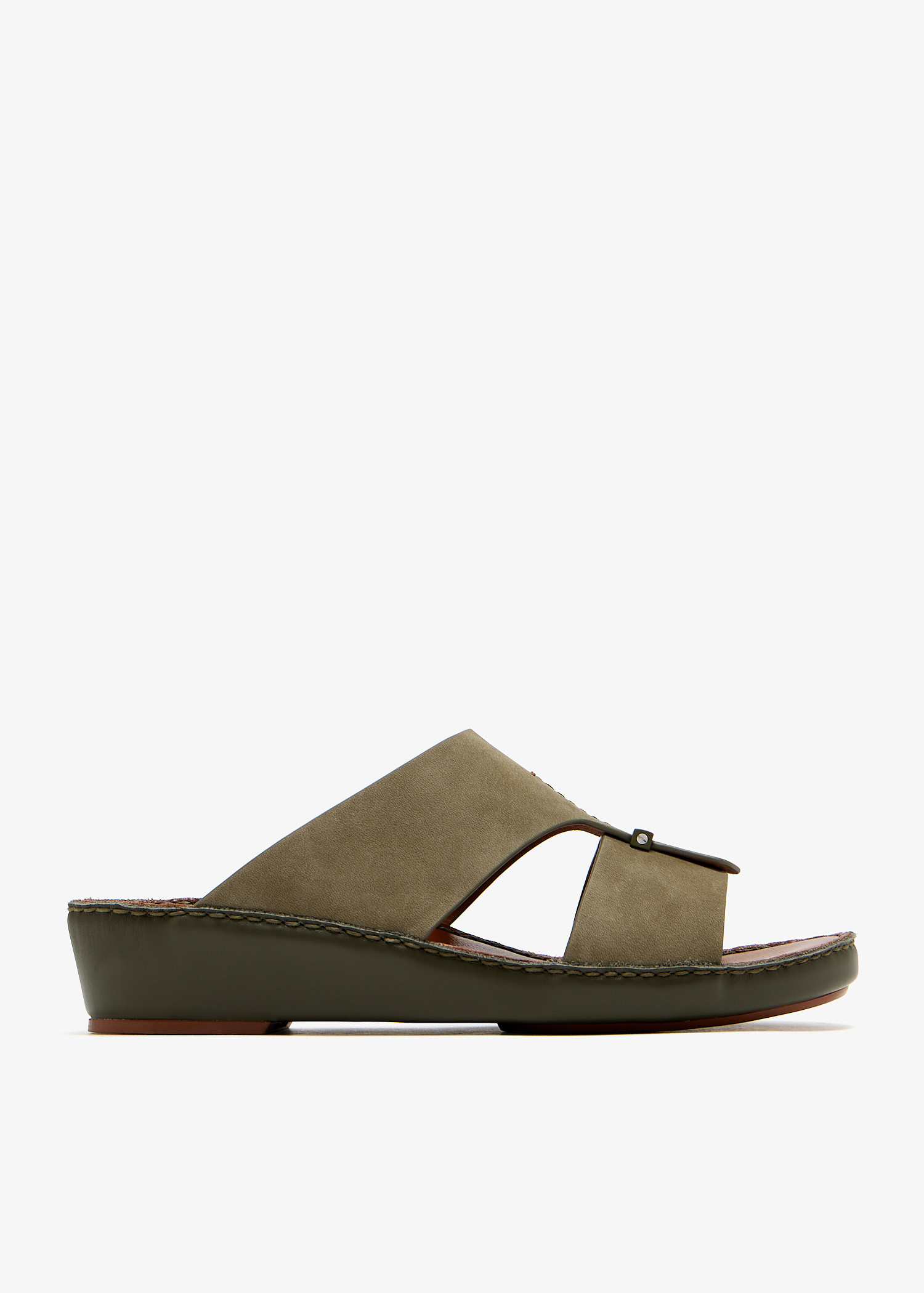 

Cerchio Cucire Nabuk sandals, Green