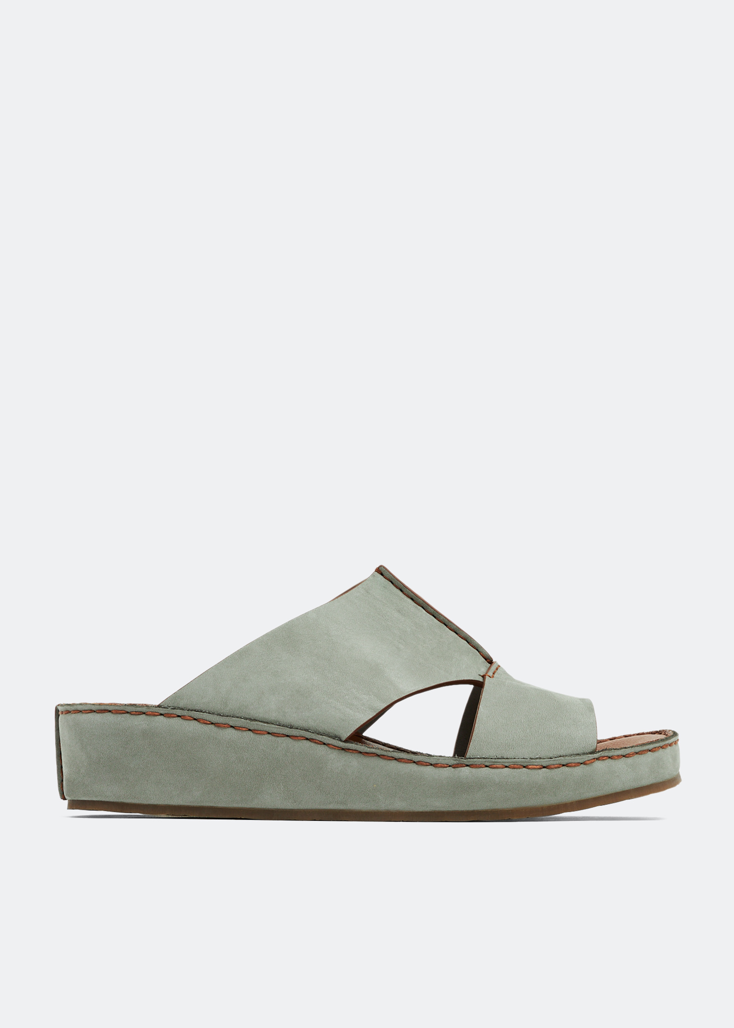 

Giunto Nabuk Cucire sandals, Grey