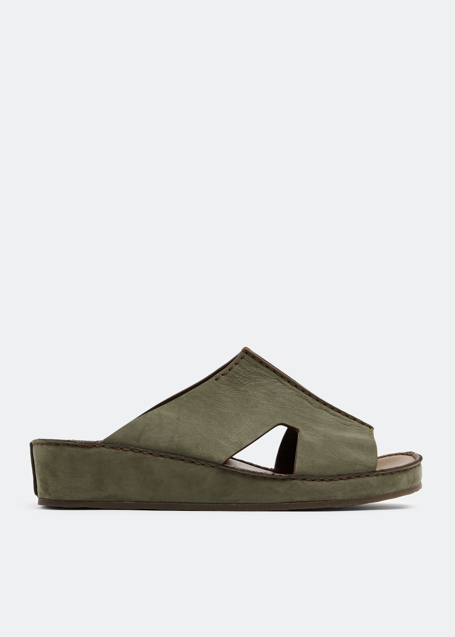 

Arca Nabuk Cucire sandals, Green