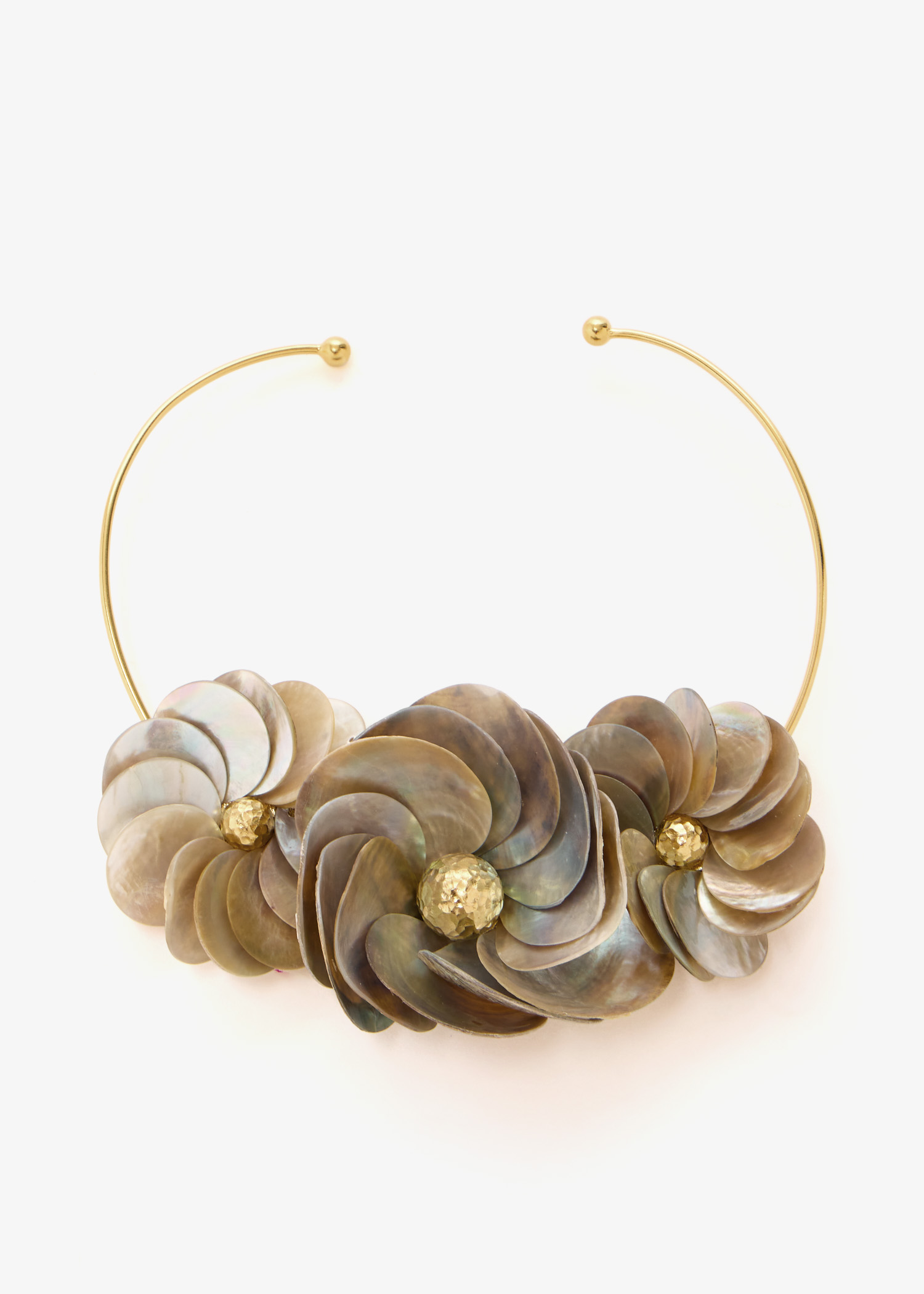 

Fleur de Shells necklace, Gold