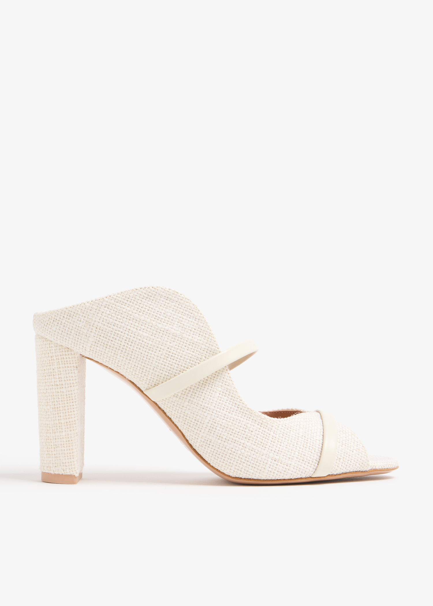 

Norah 85 mules, White