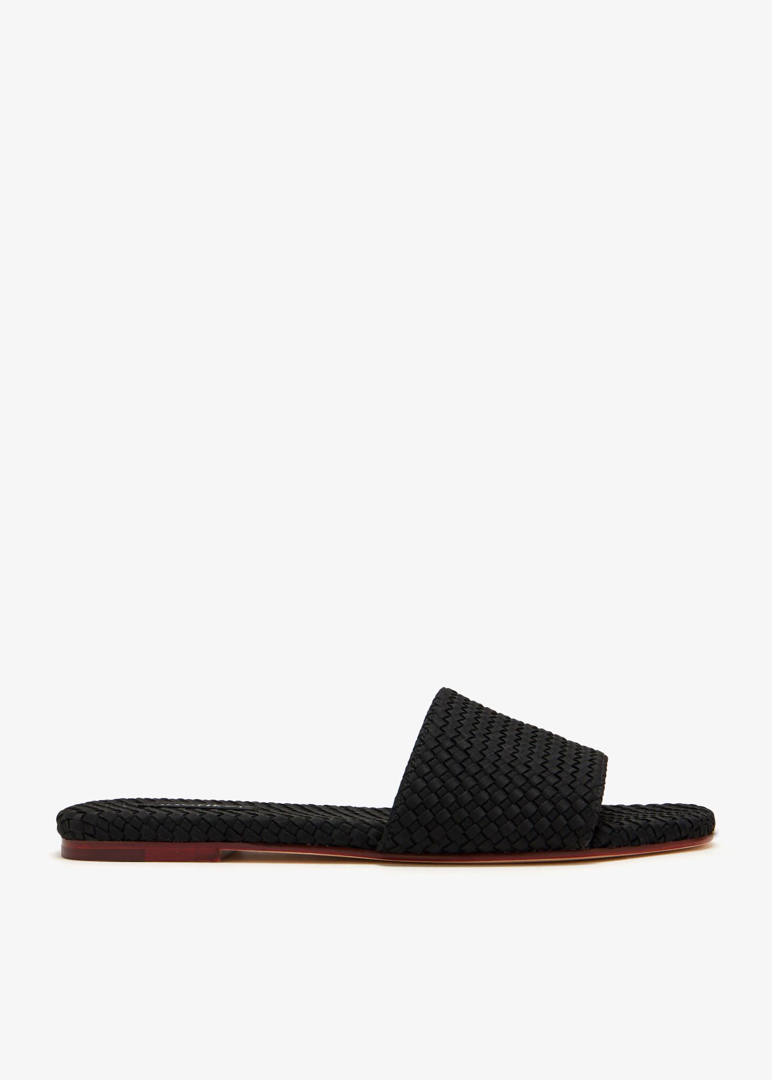 

St. Barths slide sandals, Black
