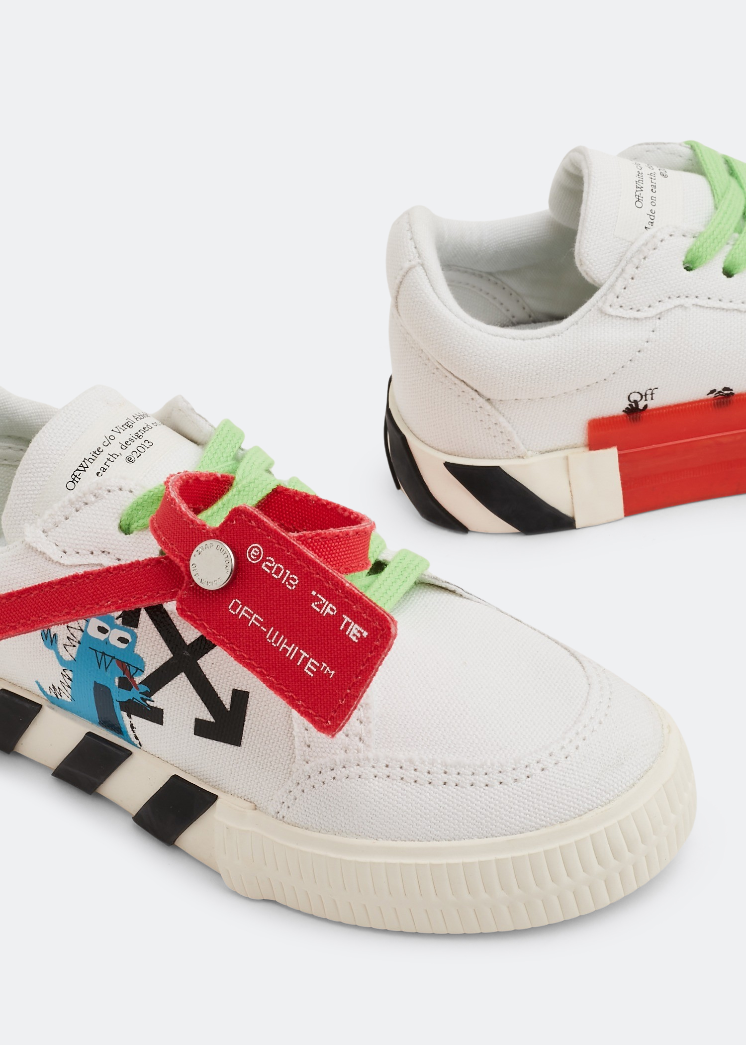 

Low Vulcanised sneakers, White