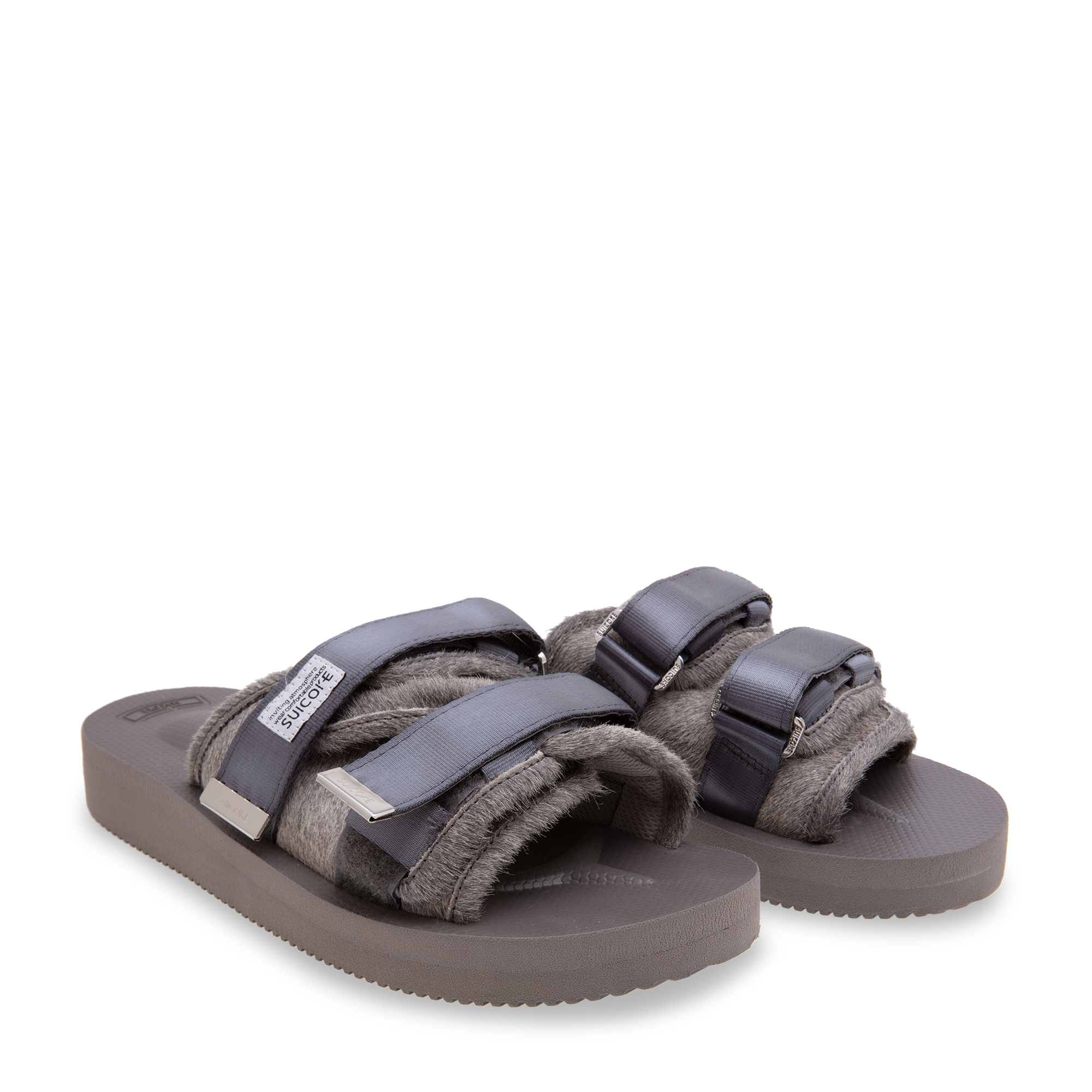 

Moto sandals, Grey