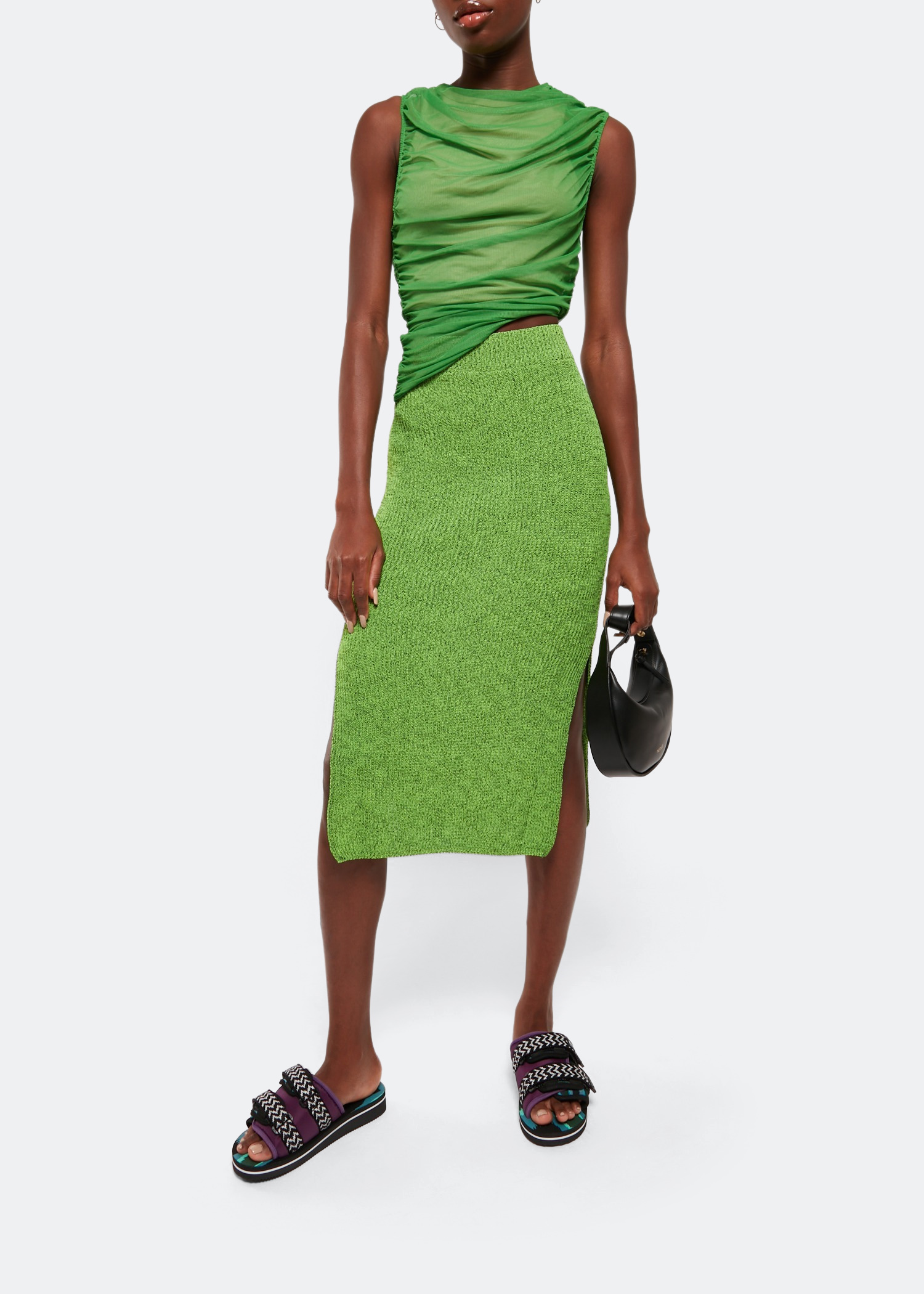 

x Missoni Moto sandals, Black