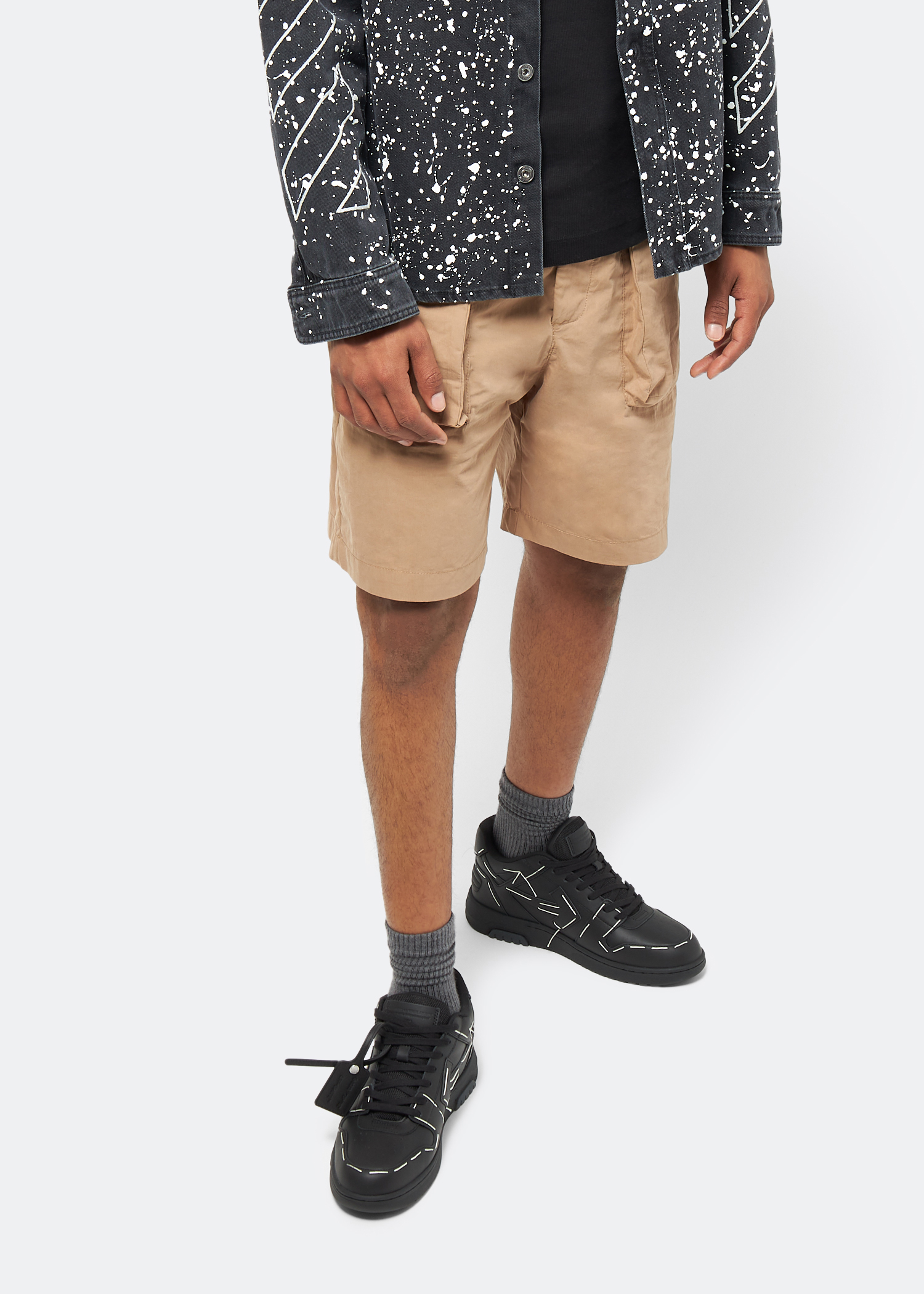 

OOO 'Low Sartorial Stitching' sneakers, Black