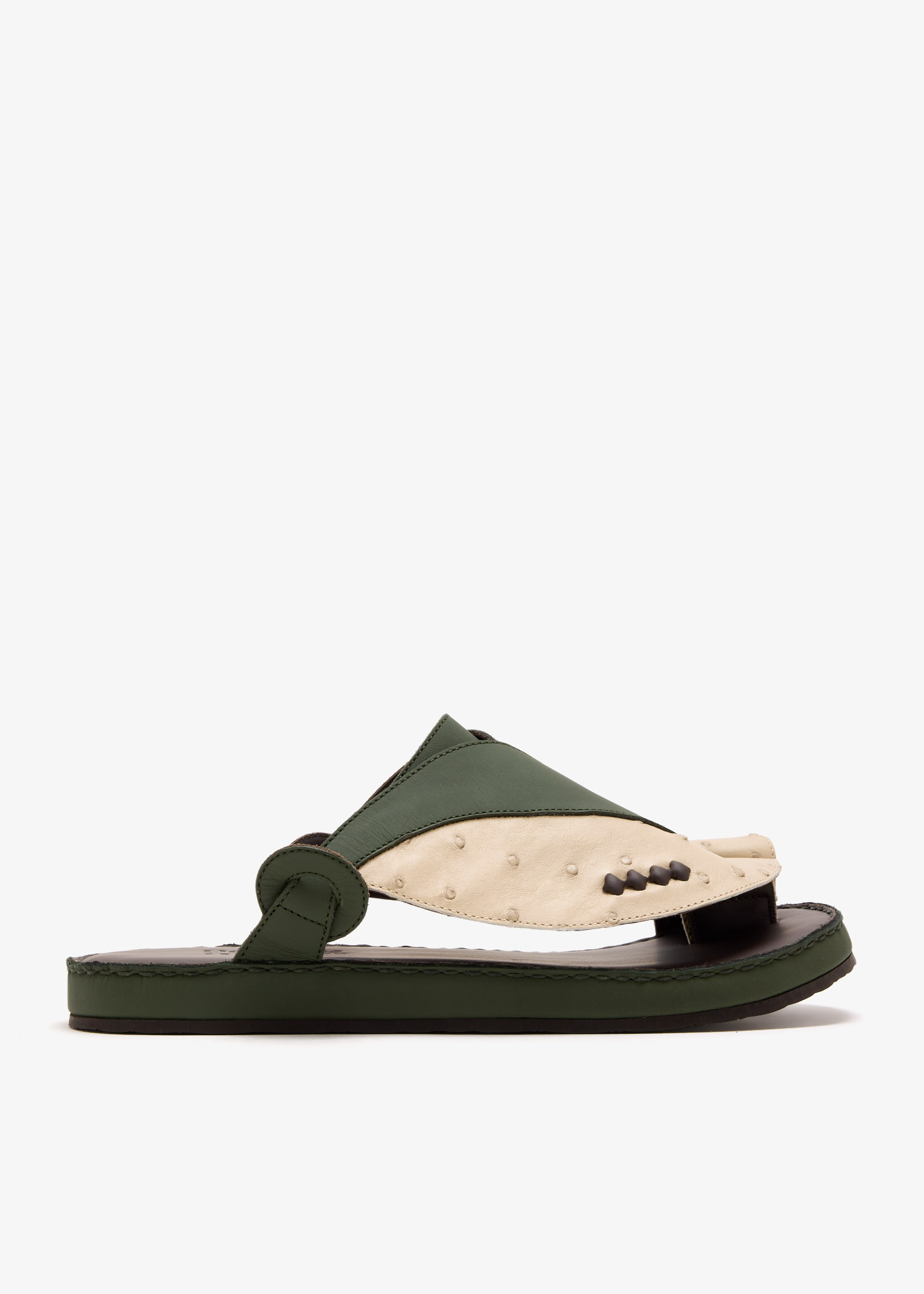 

Piatto Nouvo Edredon Contrast sandals, Green