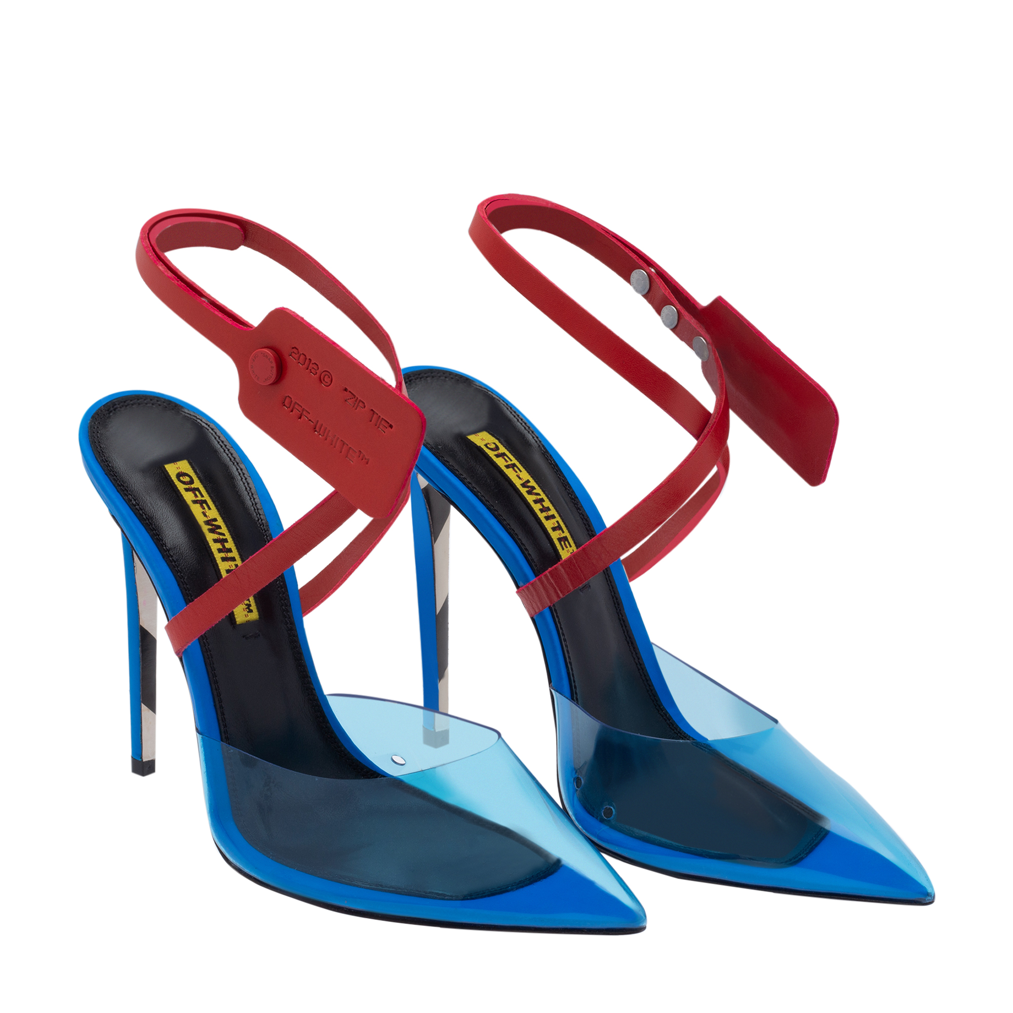 

Zip tie mules, Blue