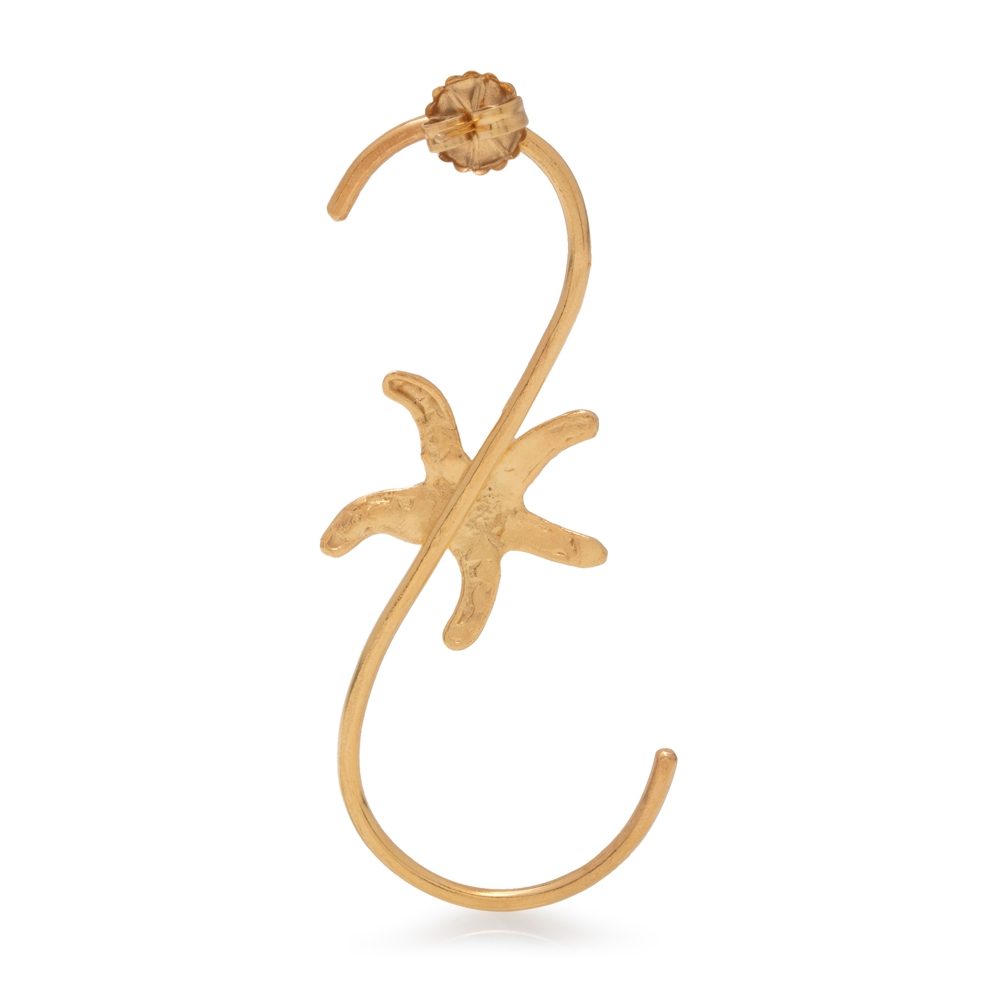 

Star earrings, Gold