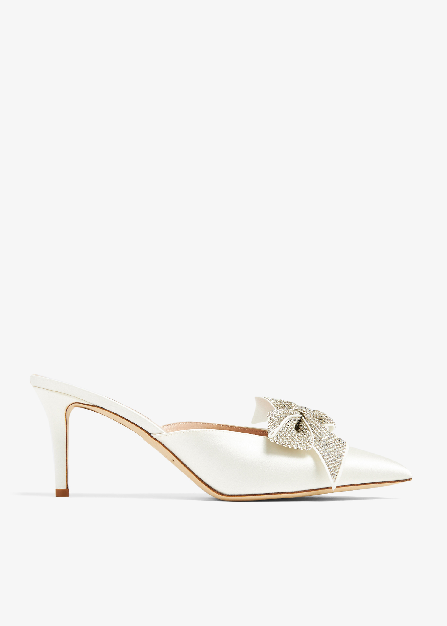 

Paley mules, White