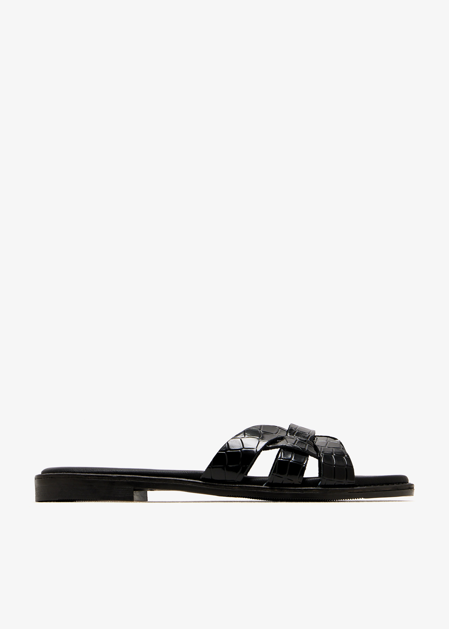

Paloma slide sandals, Black