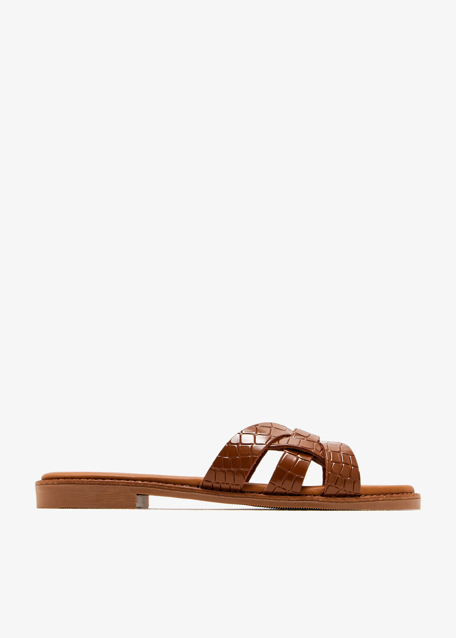 

Paloma slide sandals, Brown