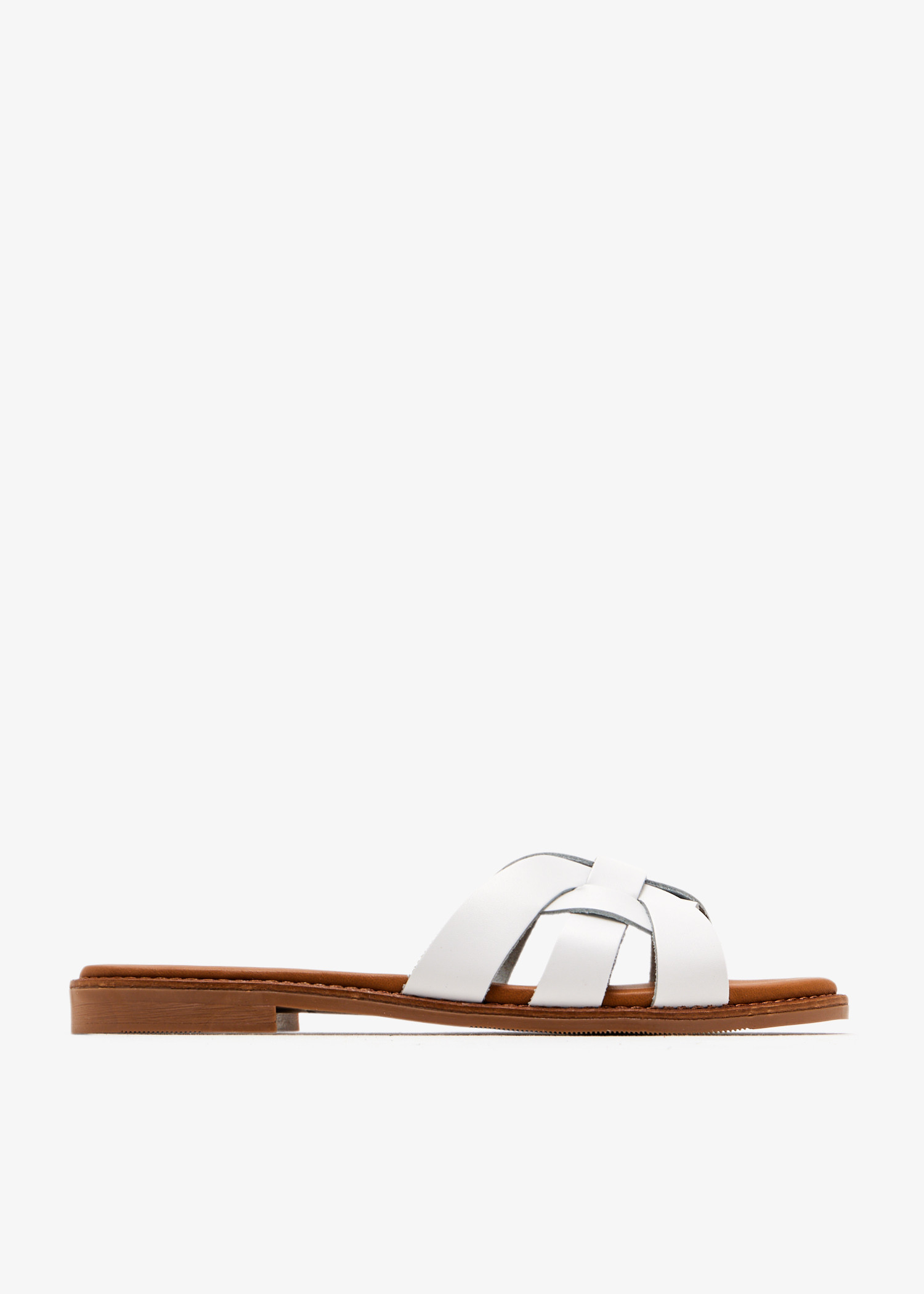 

Paloma slide sandals, White
