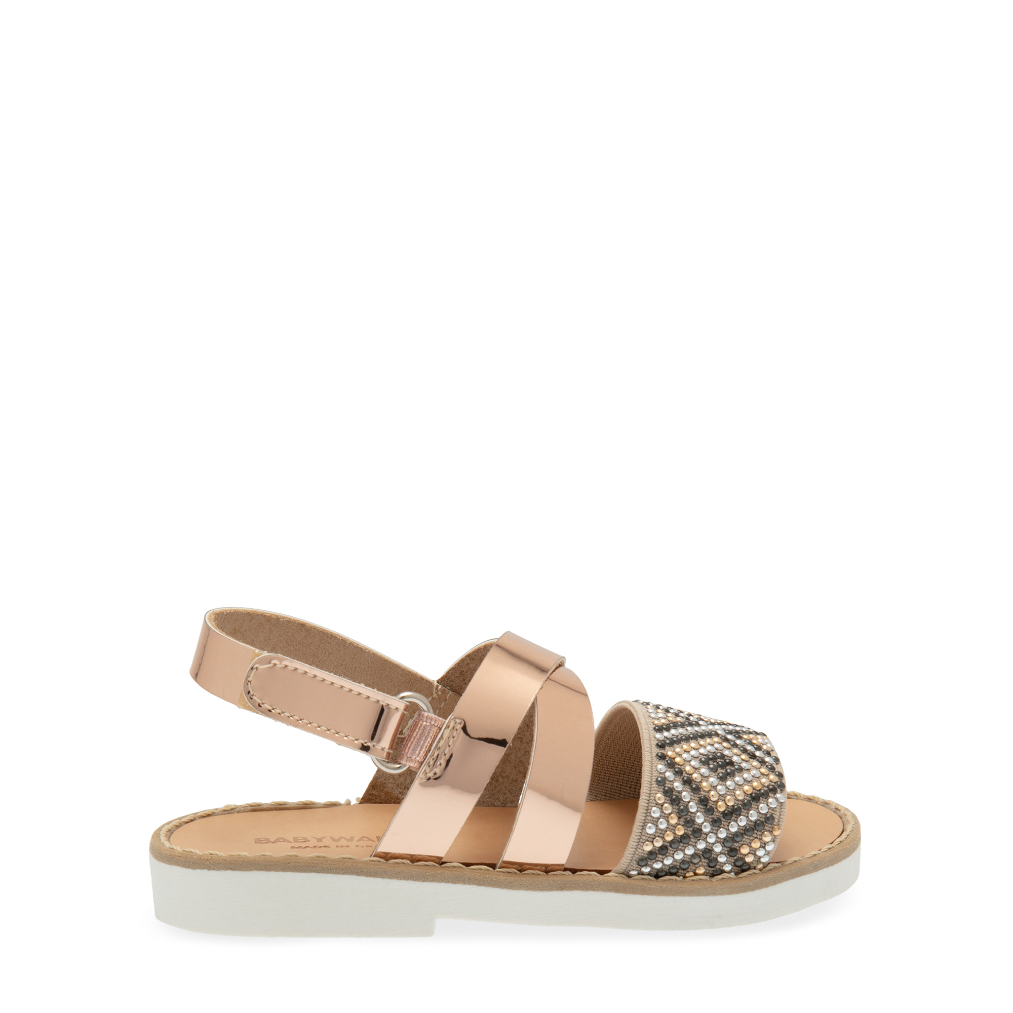 

Leather sandals, Gold