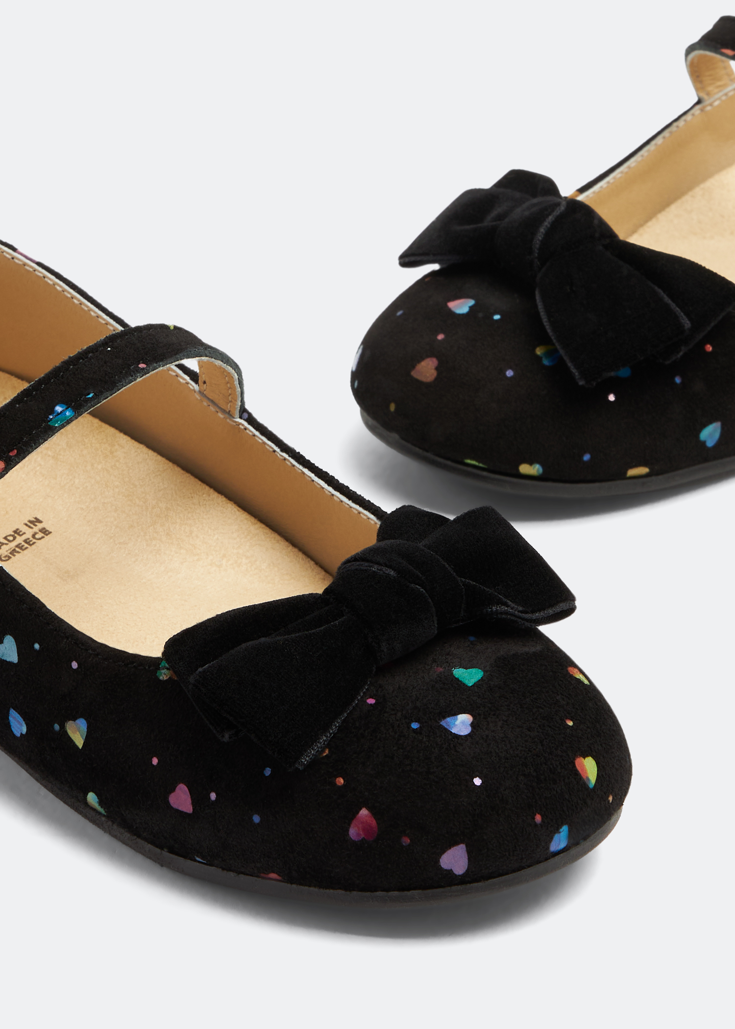 

Bow ballerinas, Black