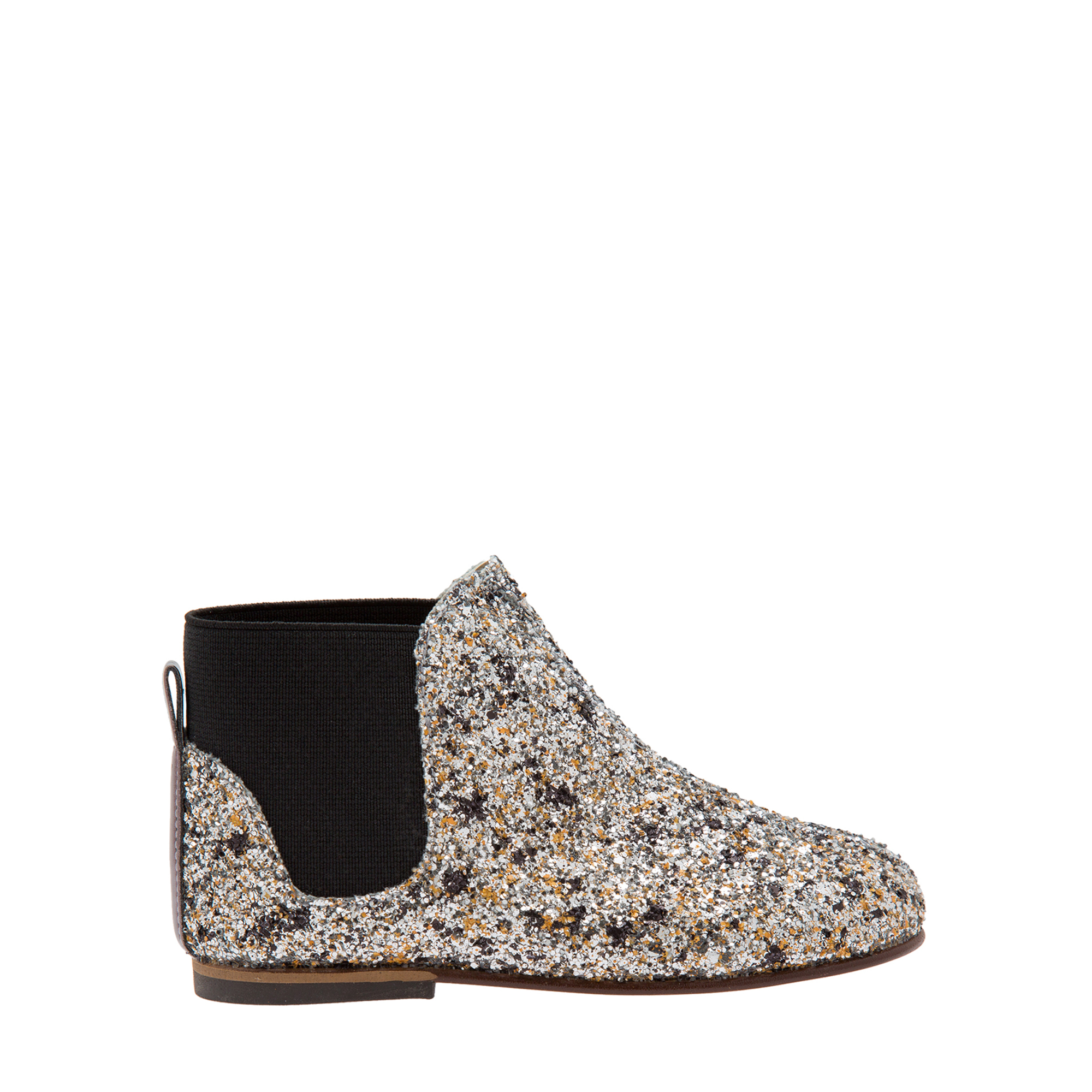 

Glitter chelsea boots, Gold