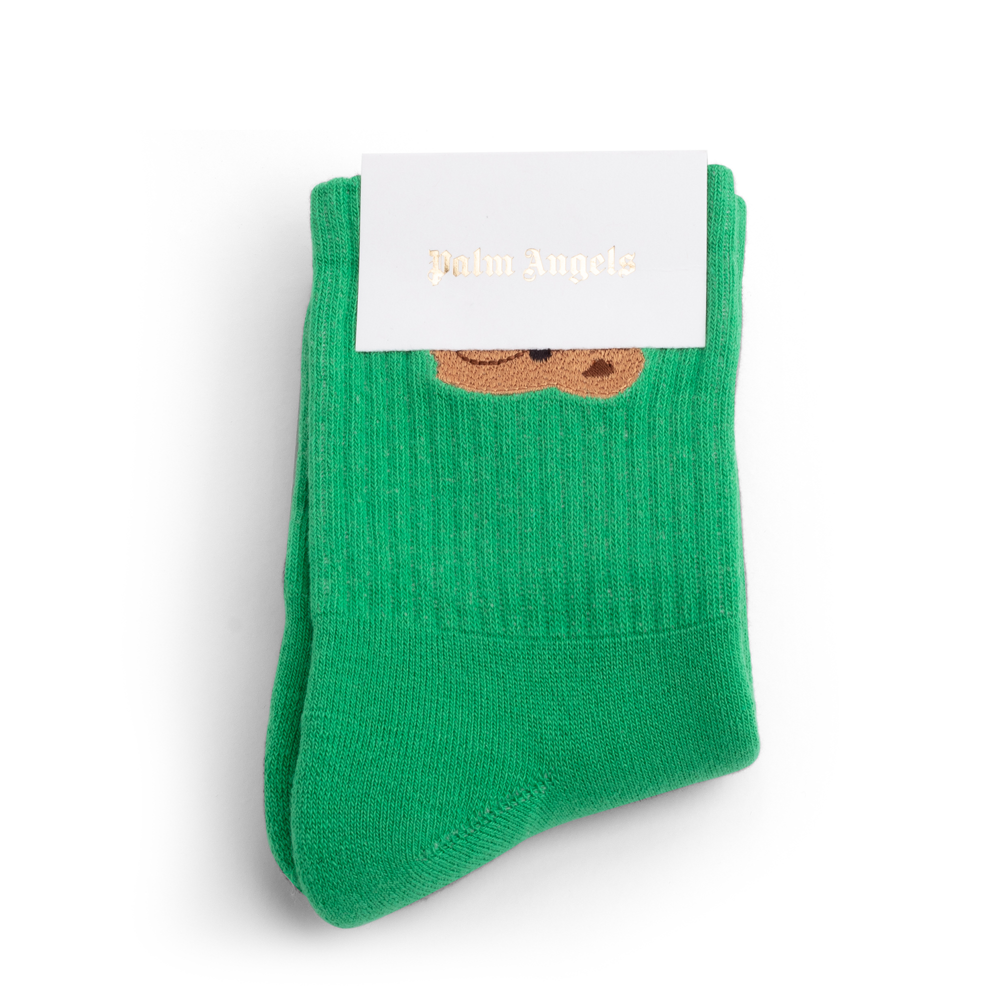 

Bear mid-high socks, Green