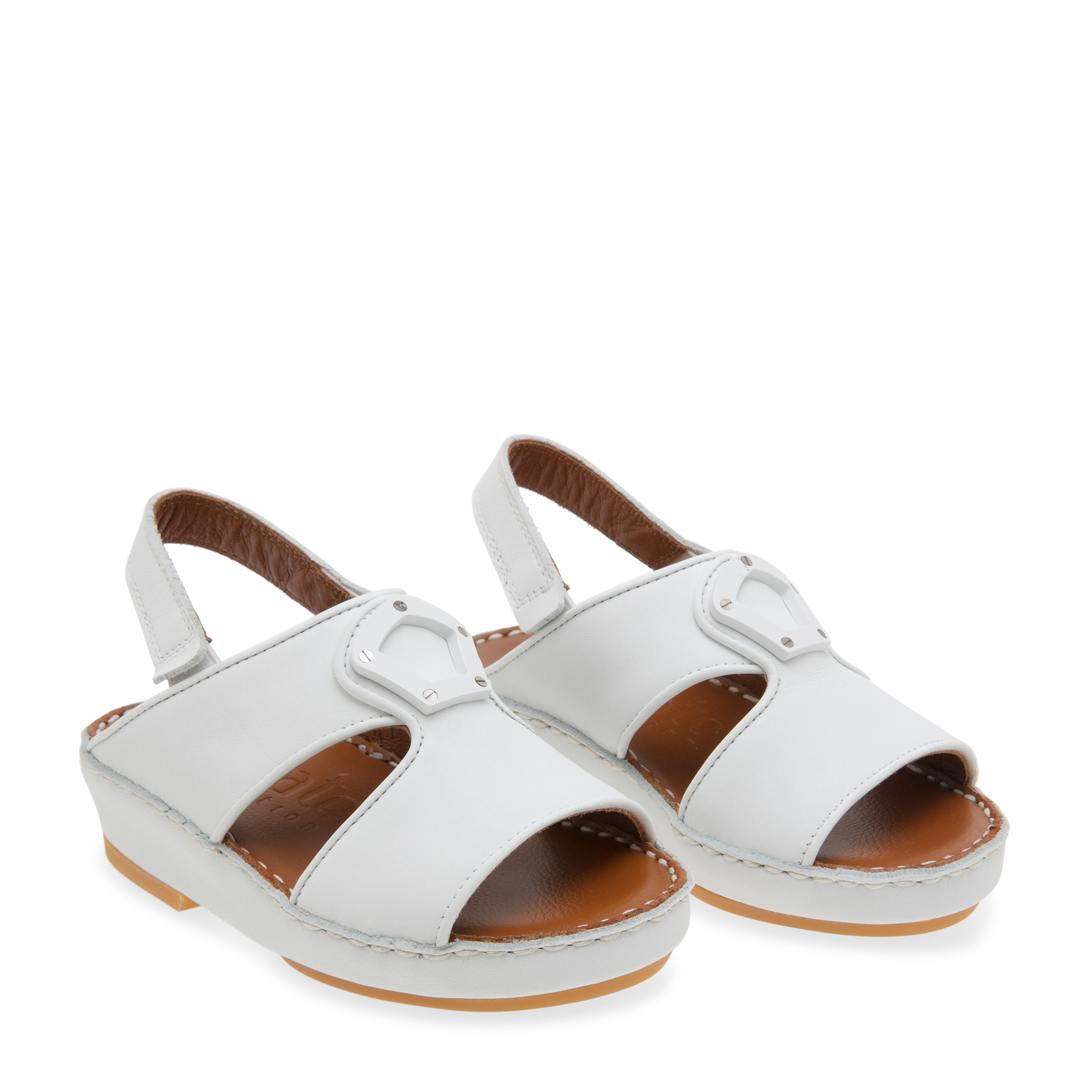 

Peninsula sandals, White