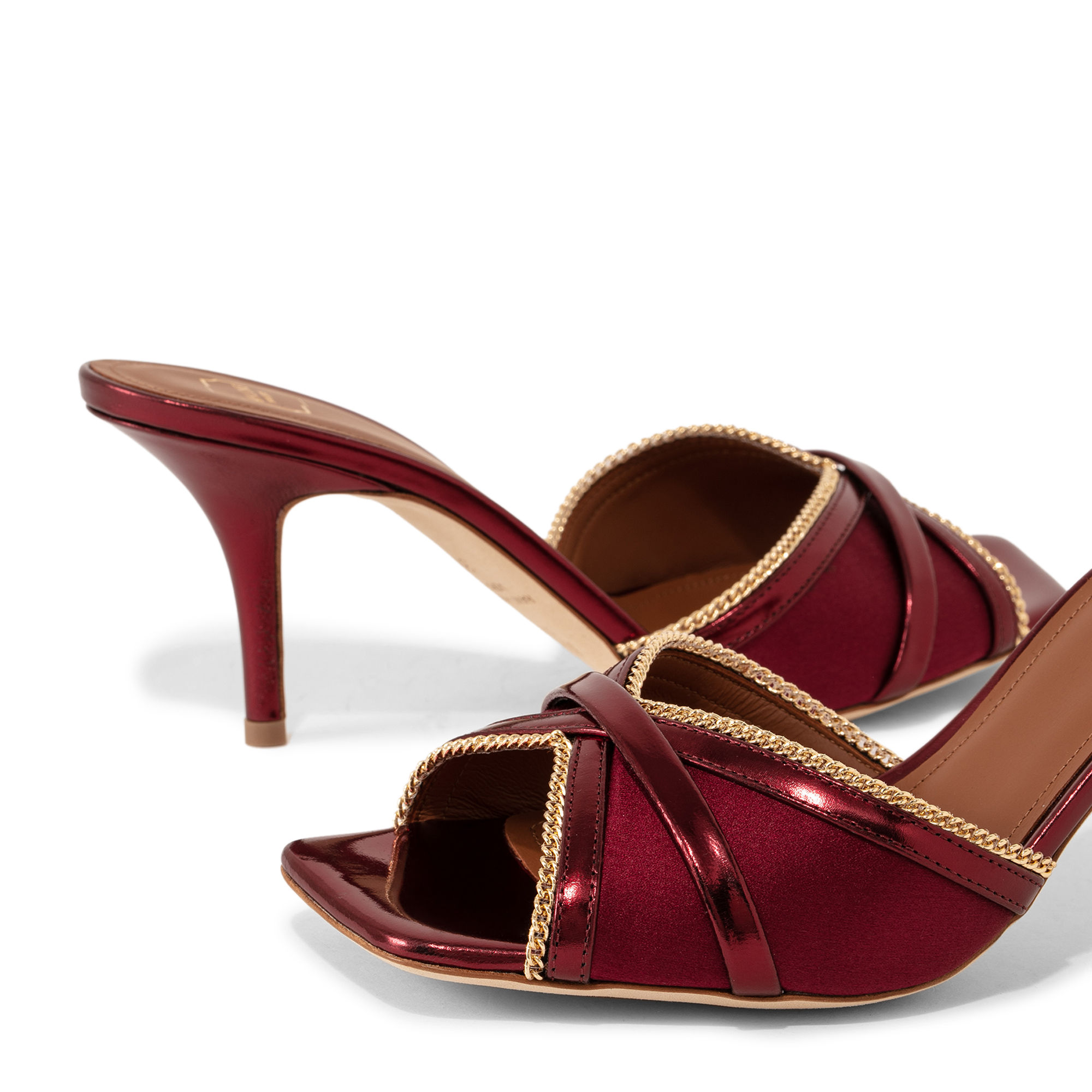 

Perla mules, Red