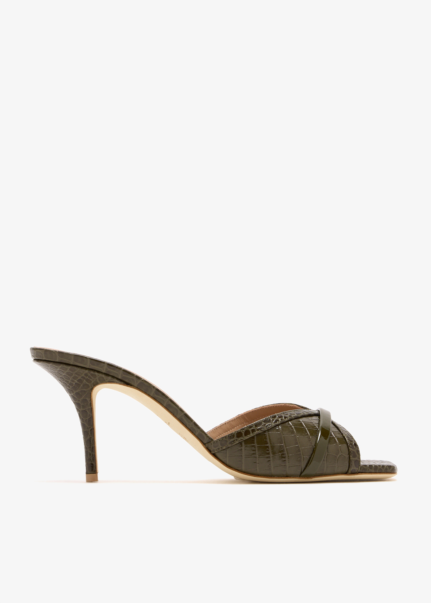 

Perla 70 mules, Green