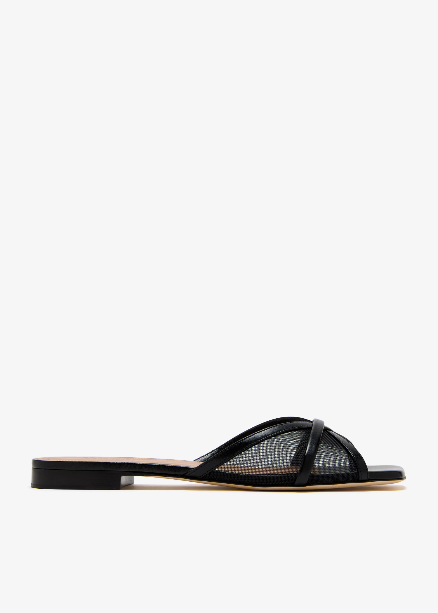 

Perla flat sandals, Black