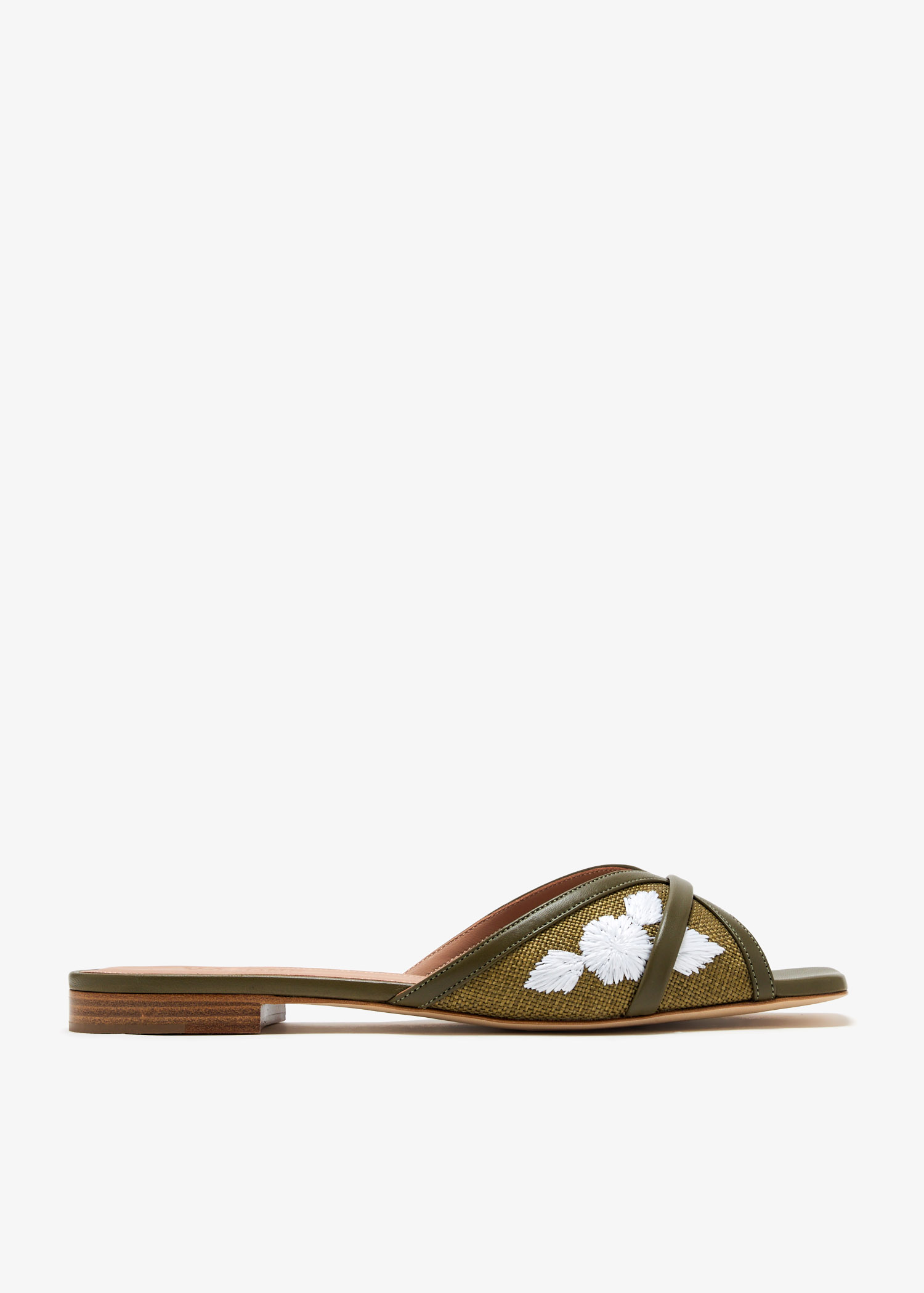 

Perla flat sandals, Green