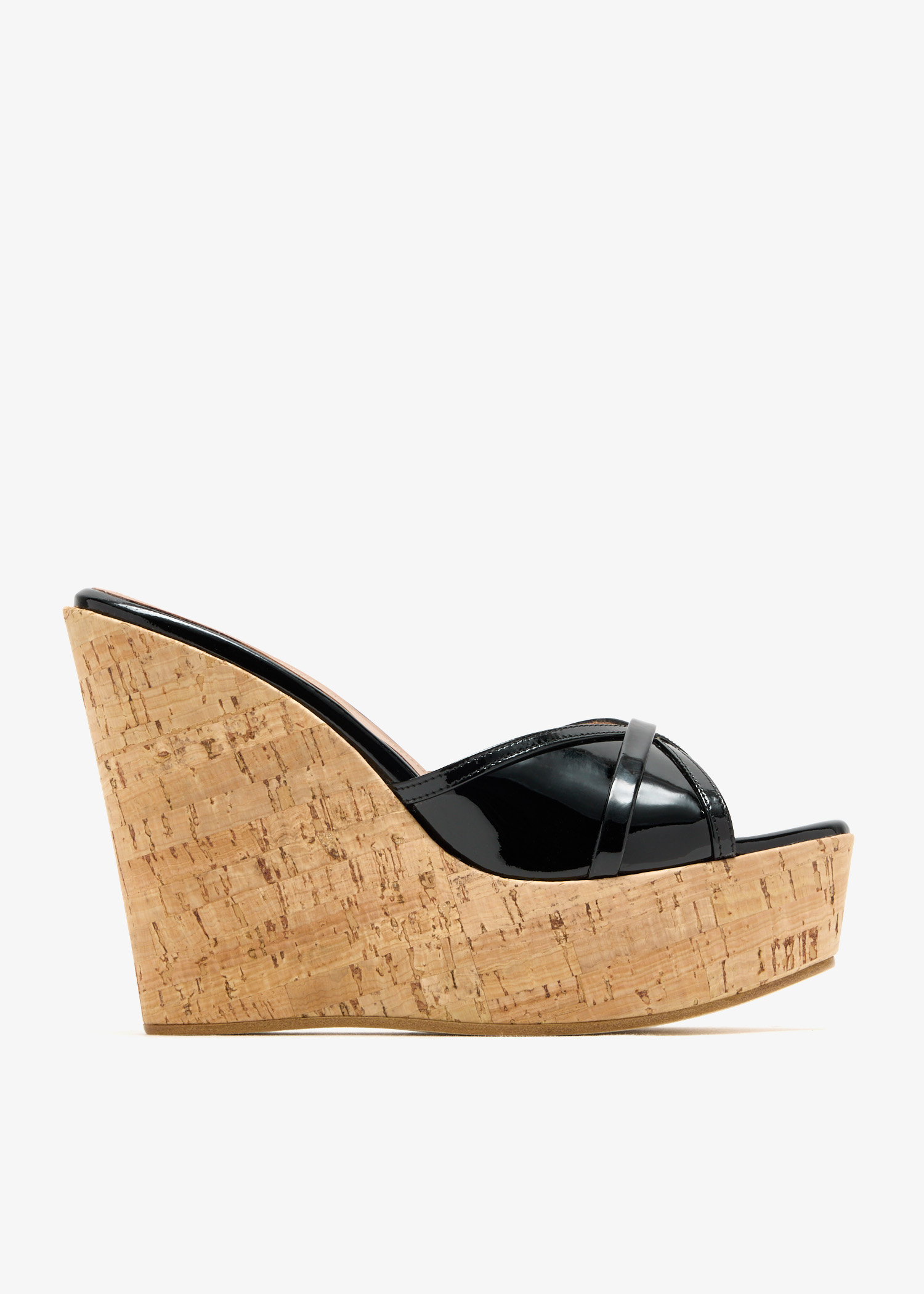 

Perla 110 wedge sandals, Black