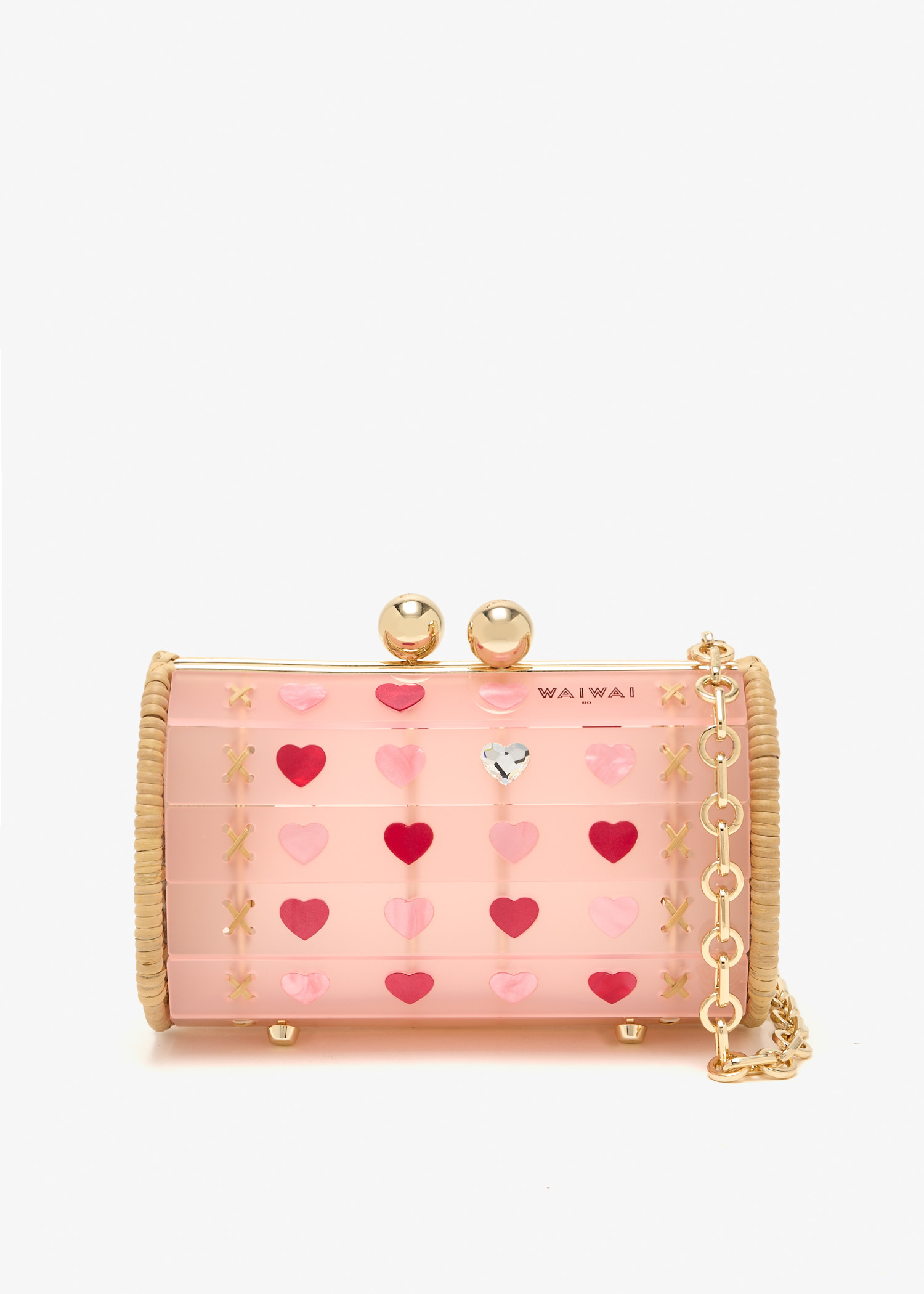 

Petit Baoba Full of Love clutch, Pink