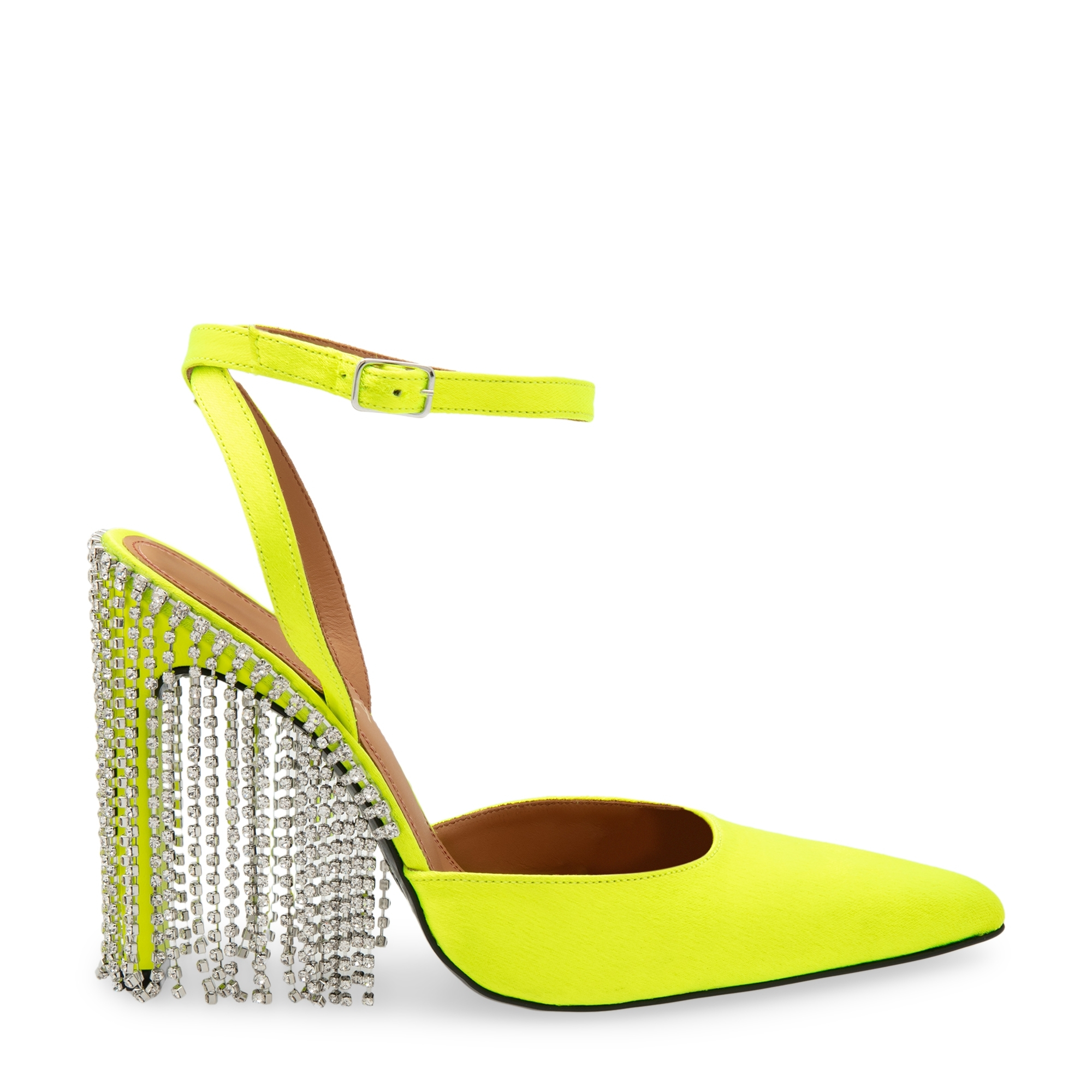 

Crystal tassel pumps, Yellow