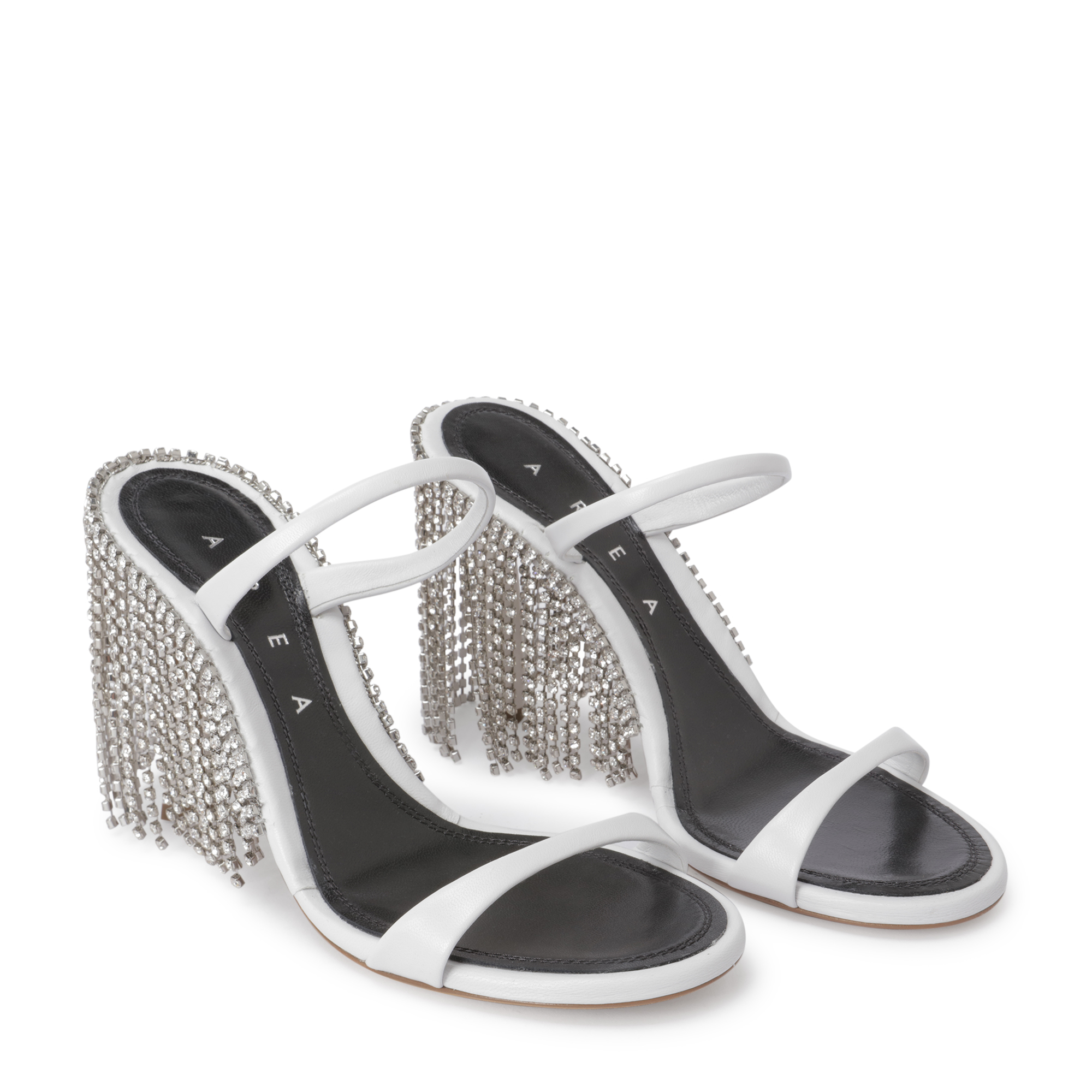 

Chandelier sandals, White