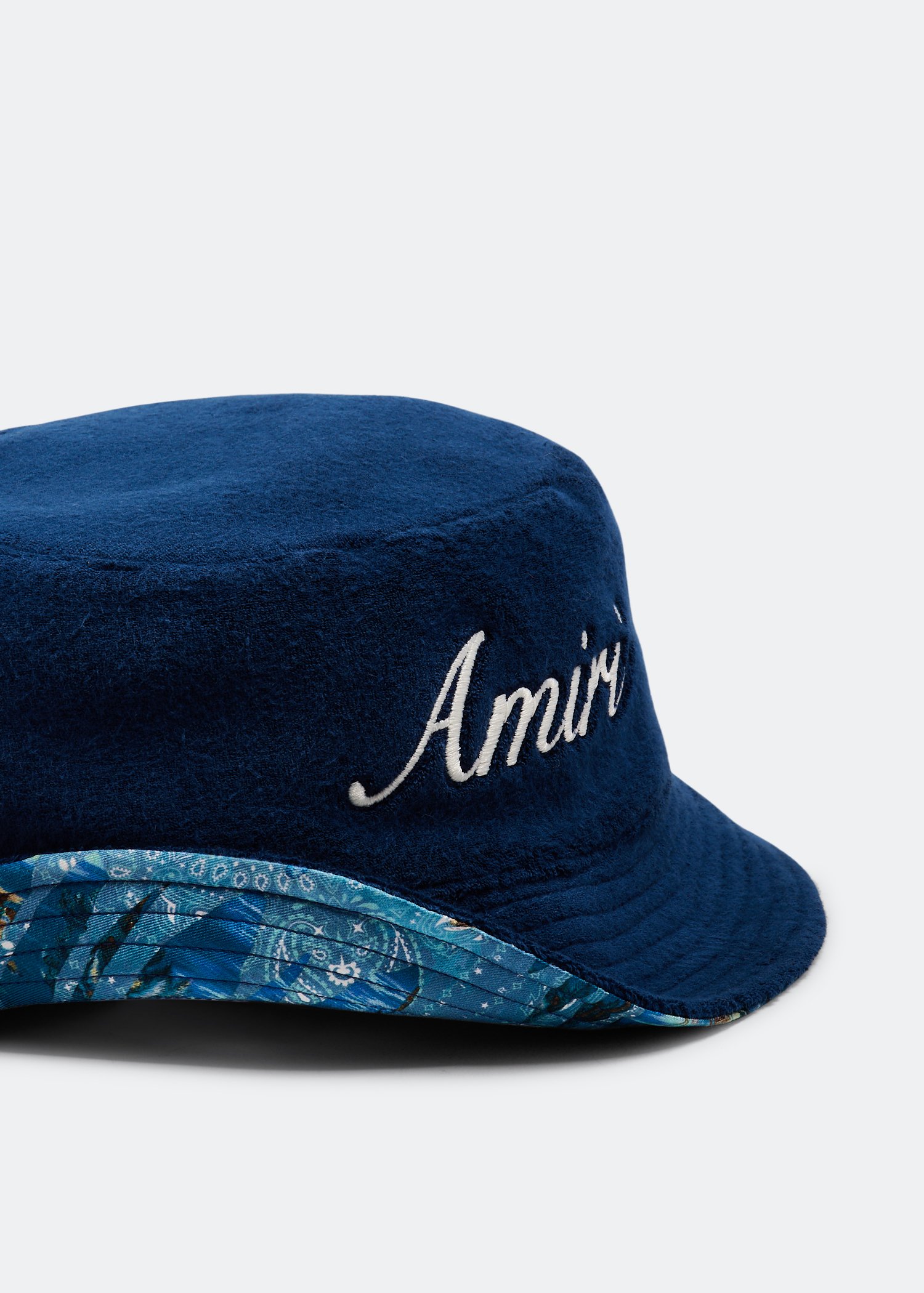 

Bandana reversible bucket hat, Blue